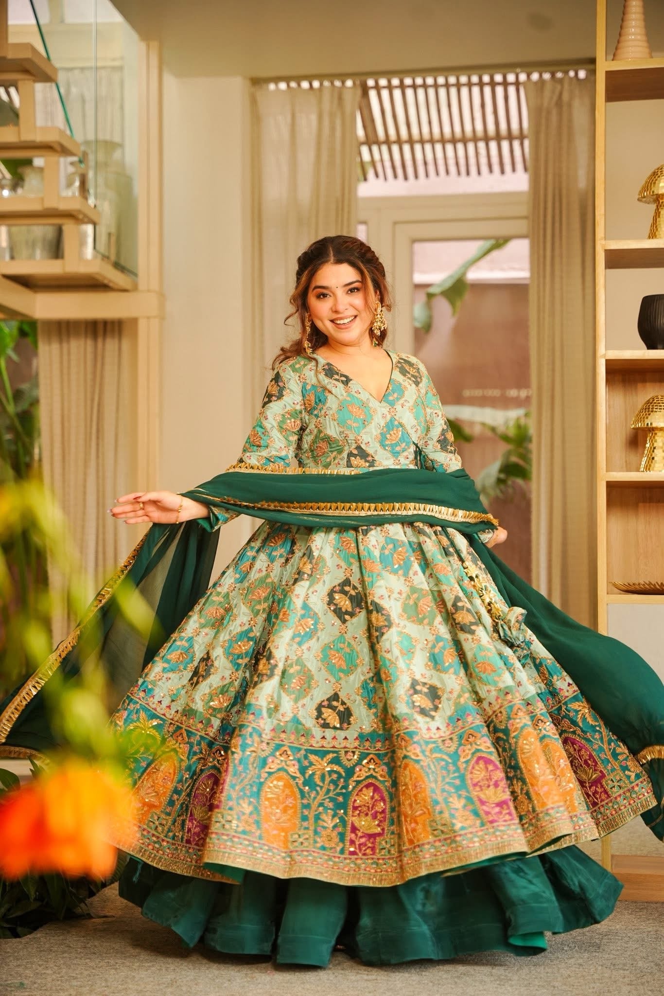 Ghazal Dew Heavy Embroidered Suit Set