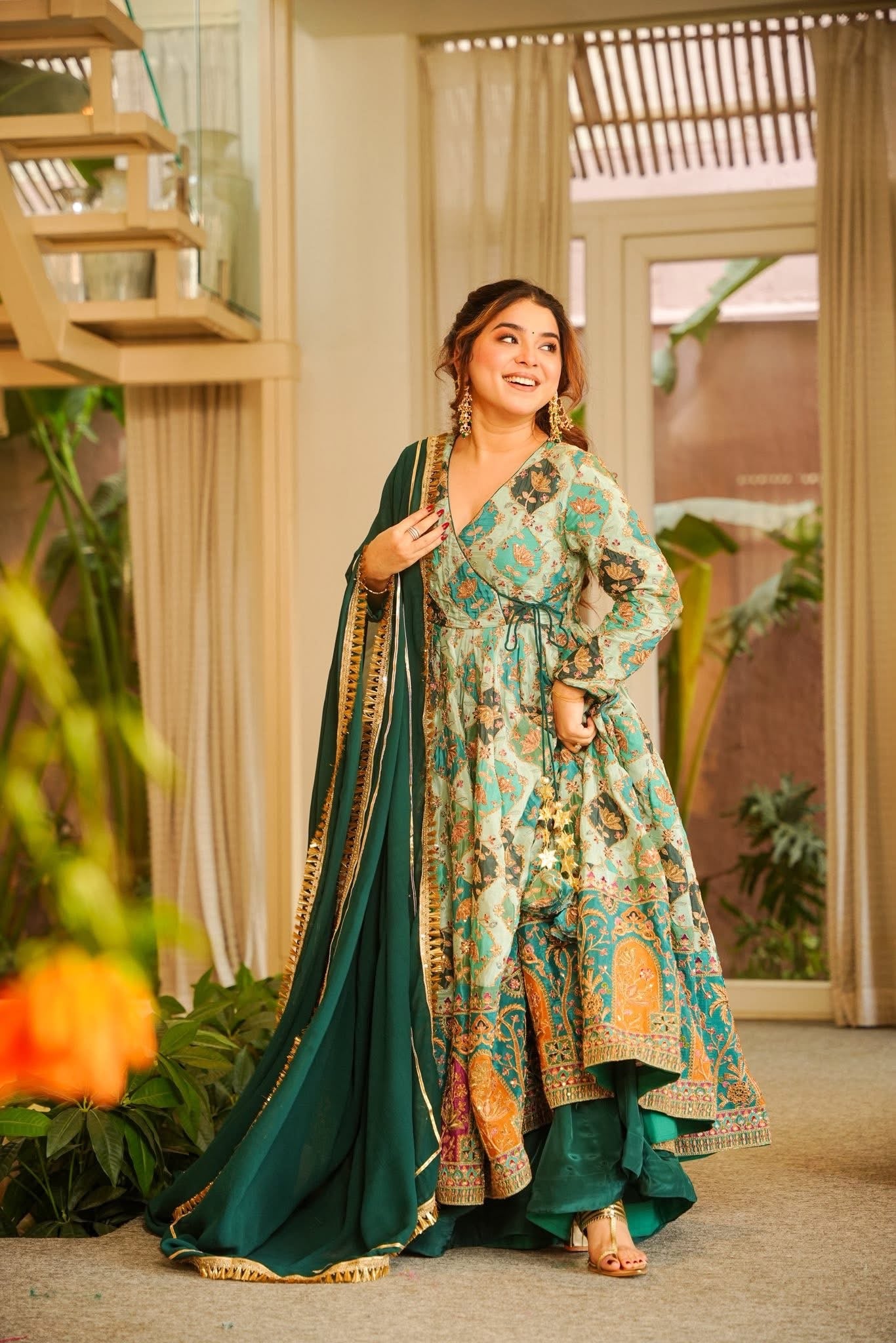 Ghazal Dew Heavy Embroidered Suit Set