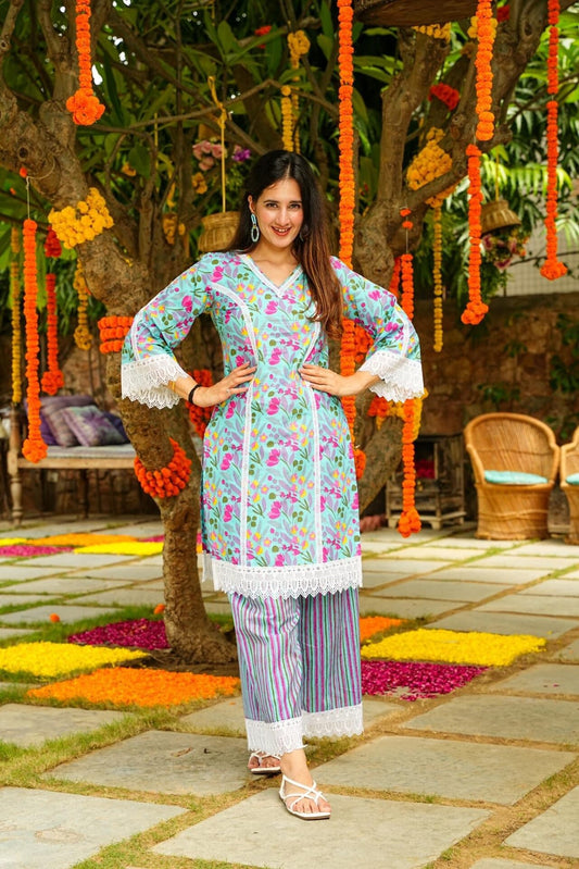Lace Love Cotton Suit Set