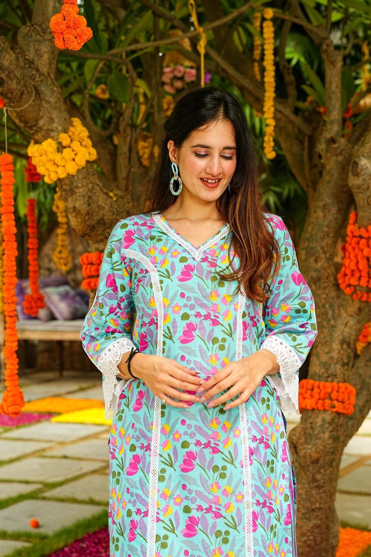 Lace Love Cotton Suit Set
