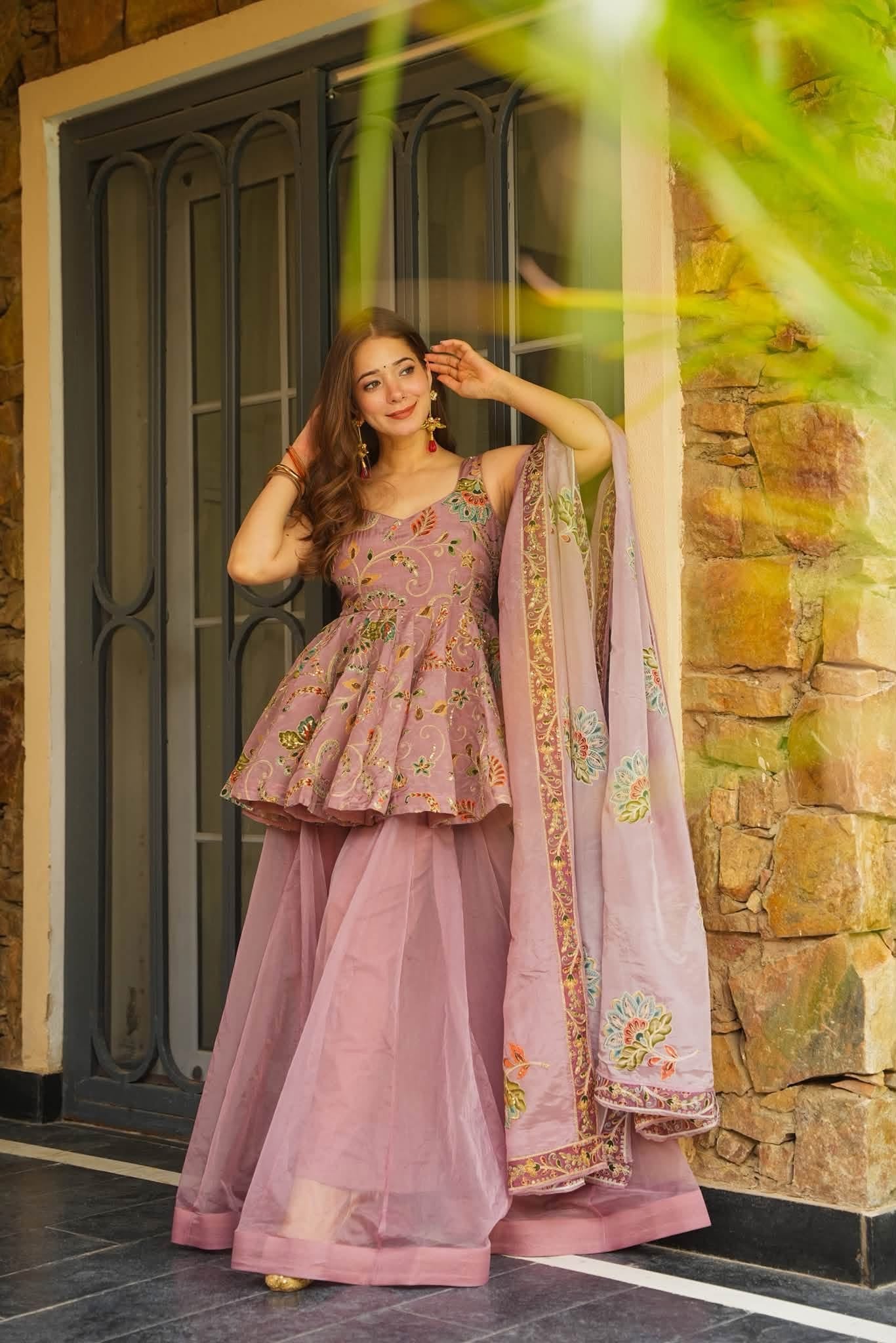 Zimal Glam Heavy Embroidered Kurta Set