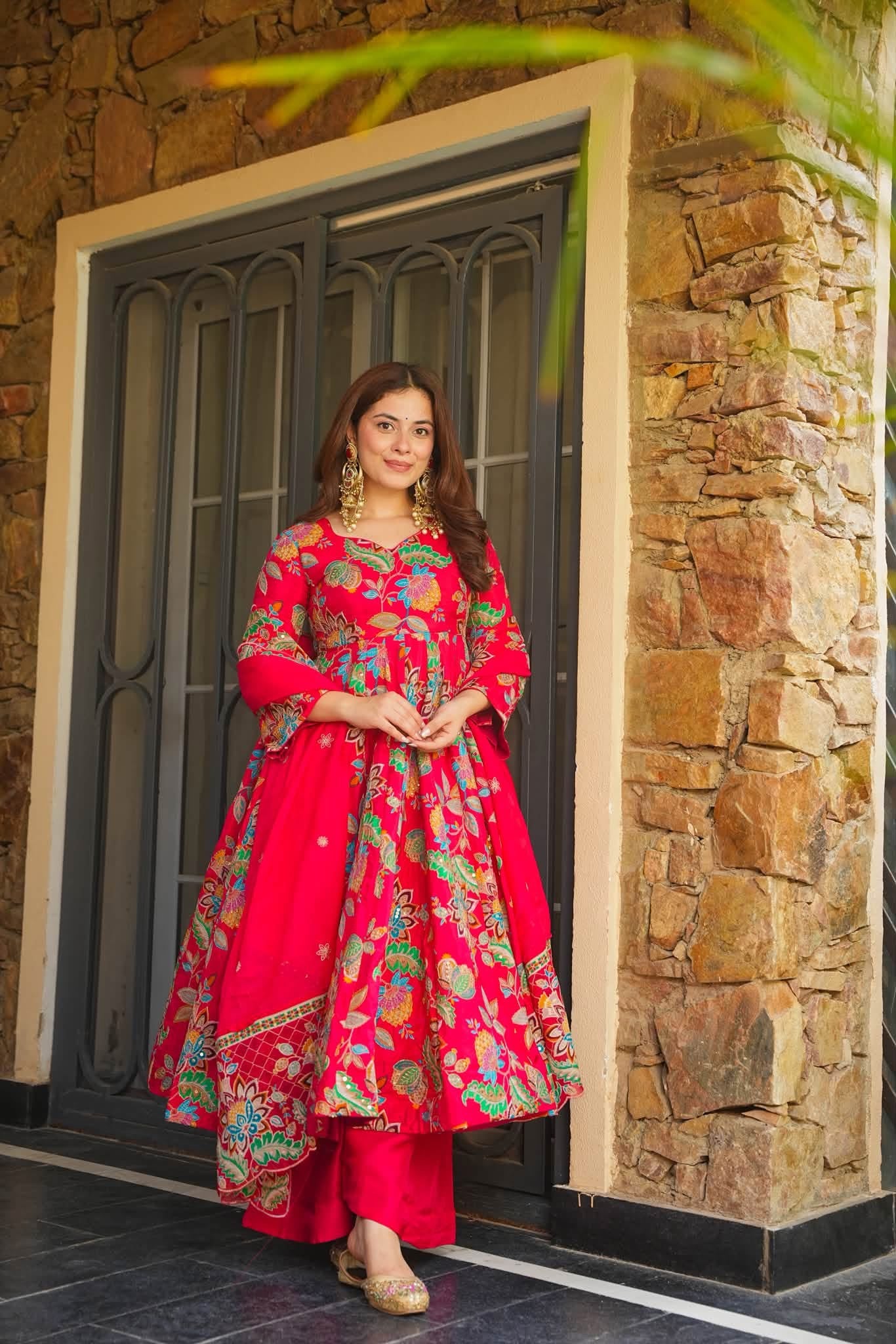 Mehrnaz Radiance Heavy Anarkali Suit Set