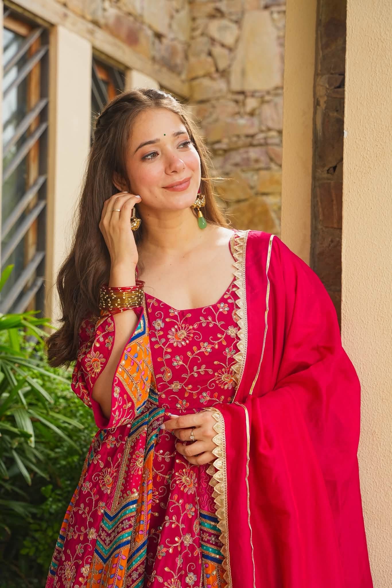 Baneera Bloom Heavy Anarkali Suit Set