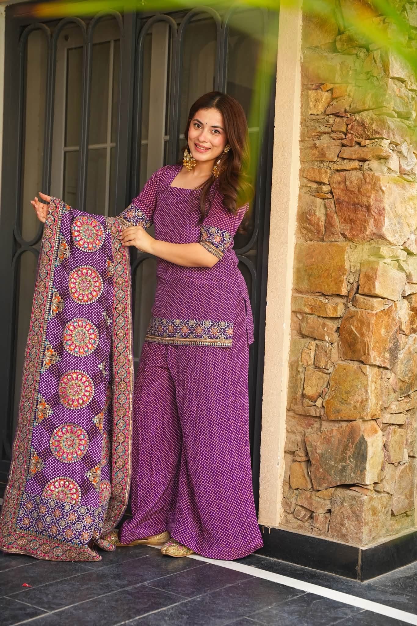 Ameyra Elegant Dot Kurta Set