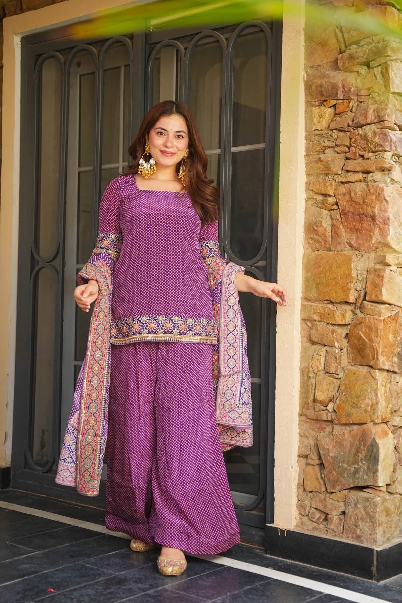 Ameyra Elegant Dot Kurta Set