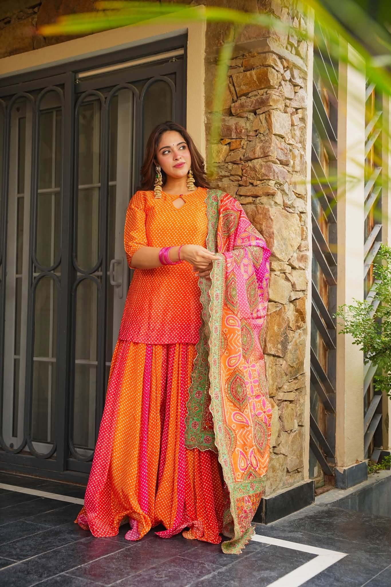 Nivrita Bright Embroidered Kurta Set