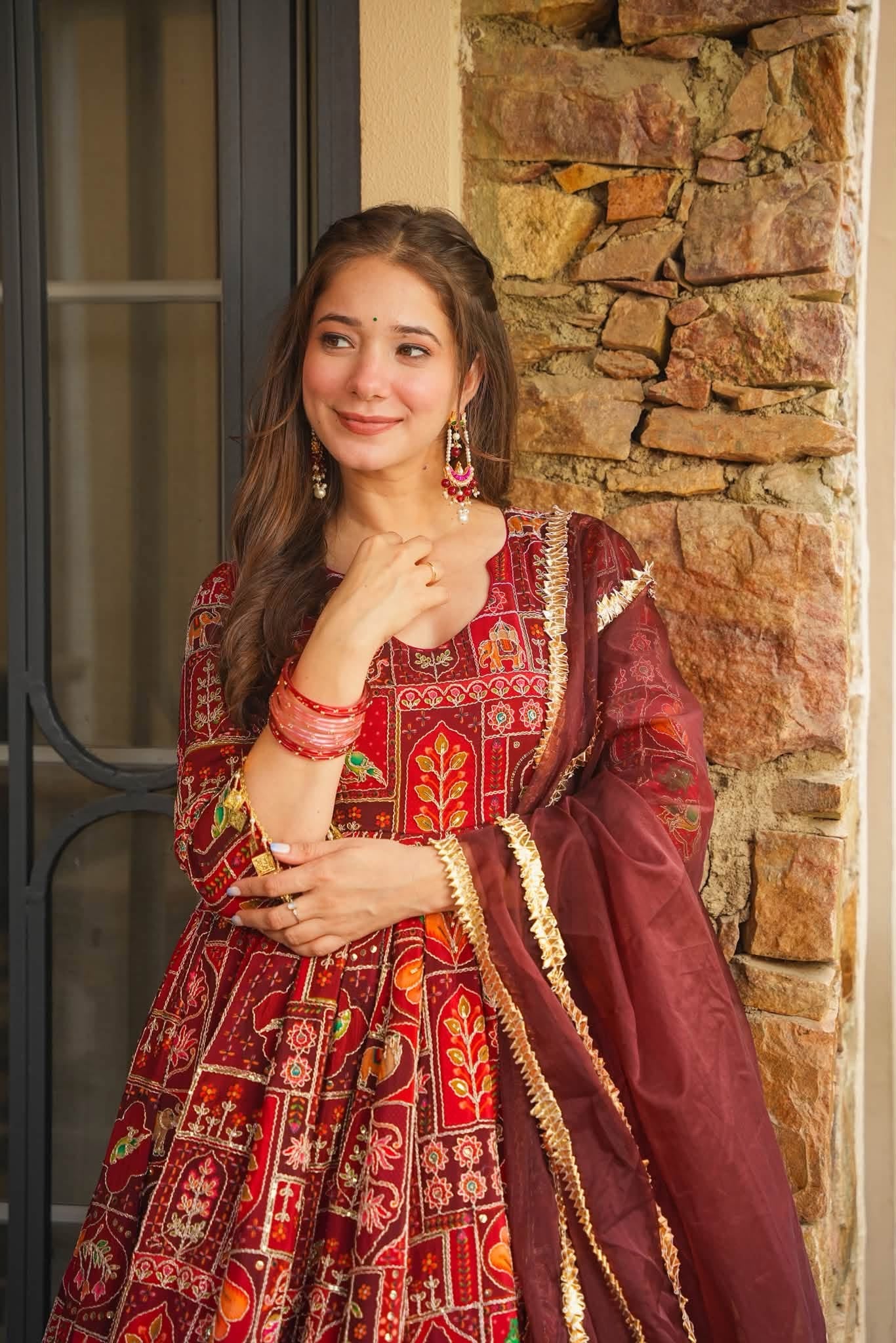 Nayantara Heavy Embroidered Maxi Set