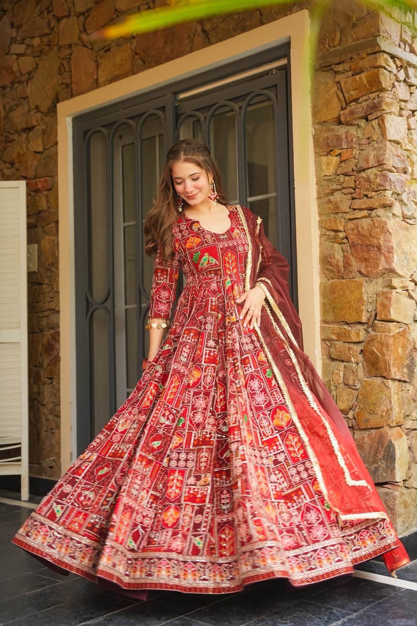 Nayantara Heavy Embroidered Maxi Set