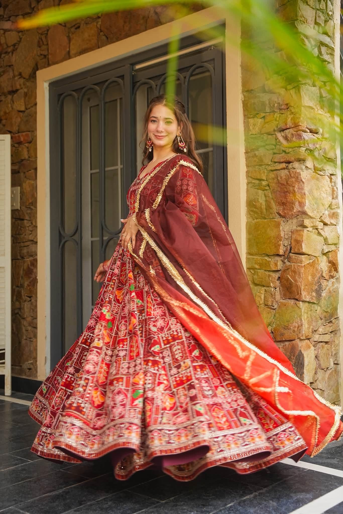 Nayantara Heavy Embroidered Maxi Set
