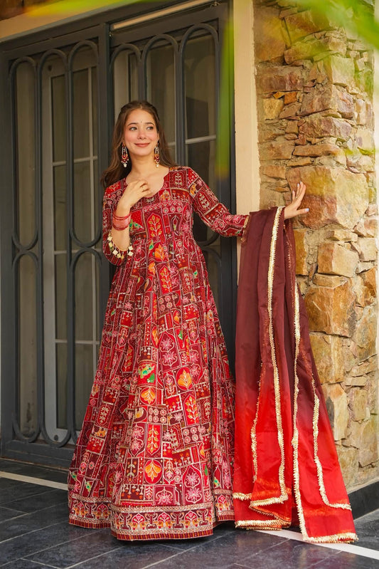 Nayantara Heavy Embroidered Maxi Set