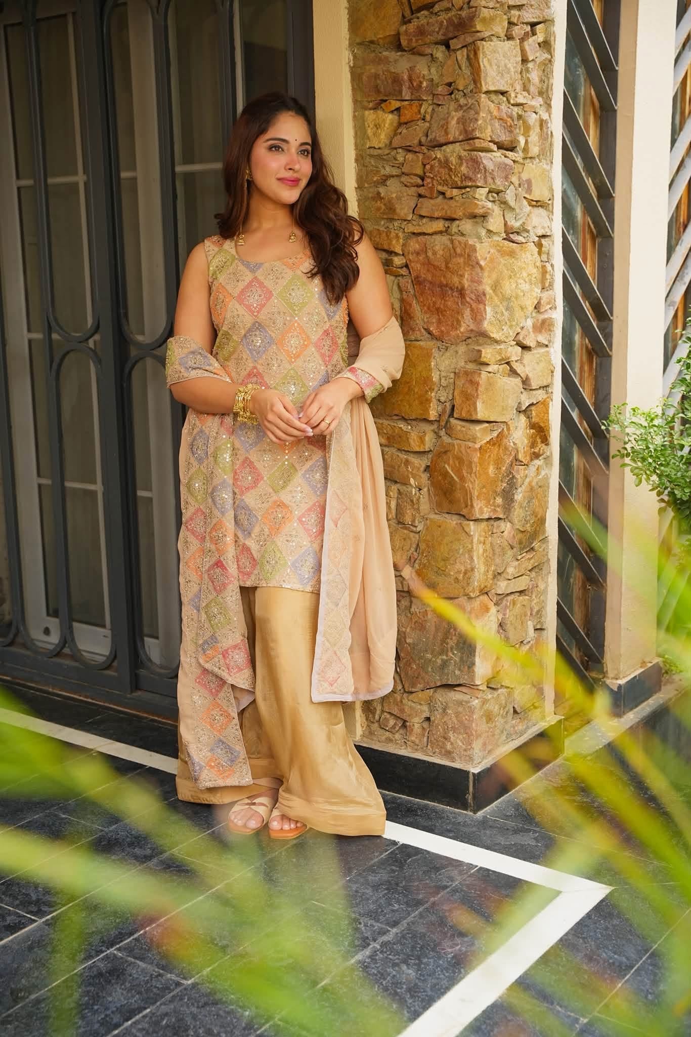 Parinaz Heavy Embroidered Kurta Set