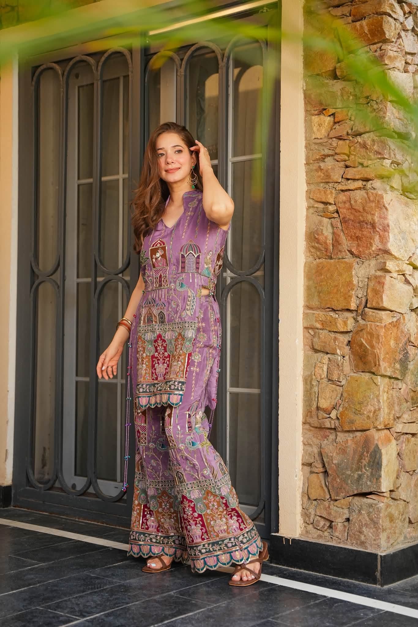 Raheen Heavy Embroidered Kurta Set
