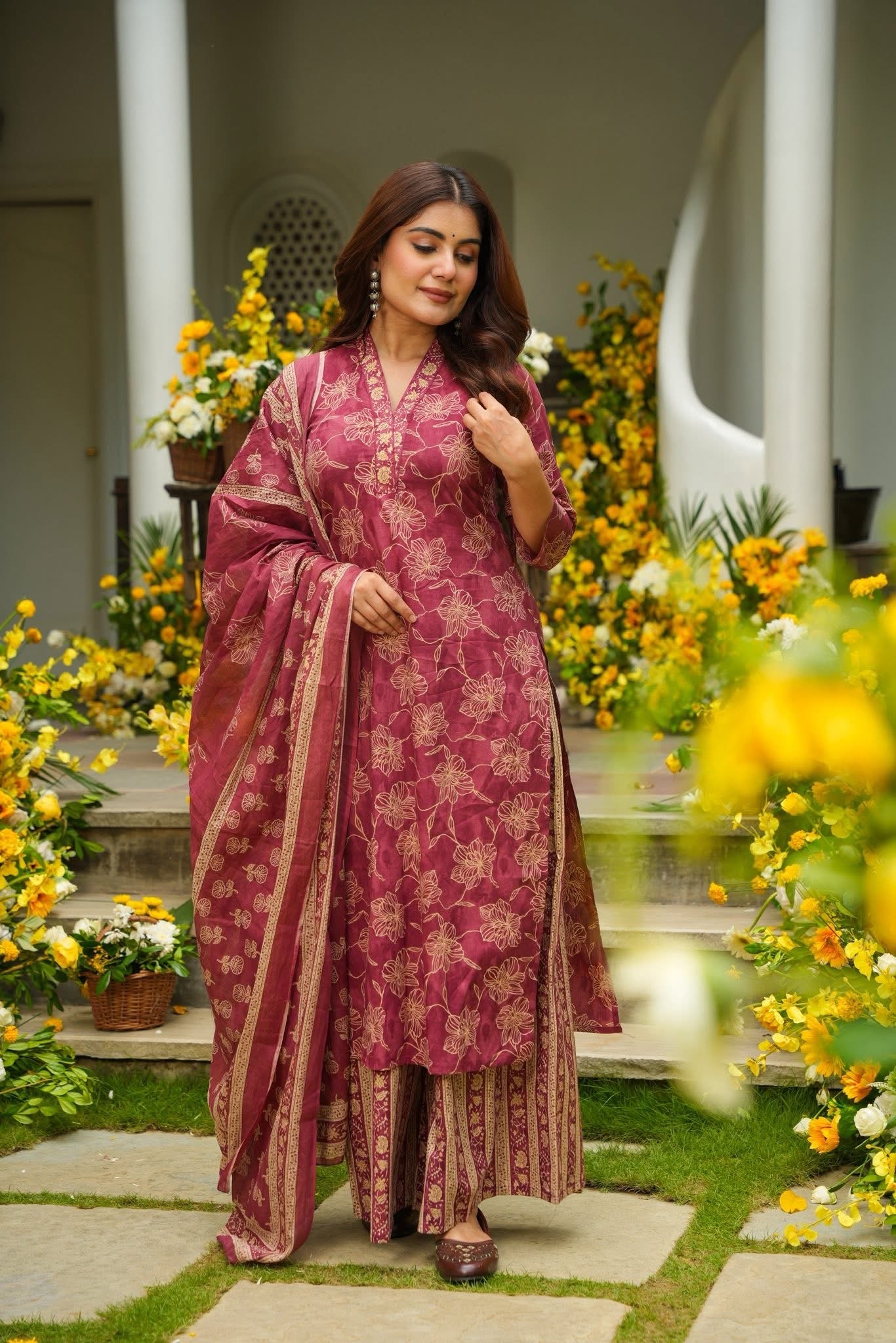 Mahnoor Printed Cotton Kurta Set