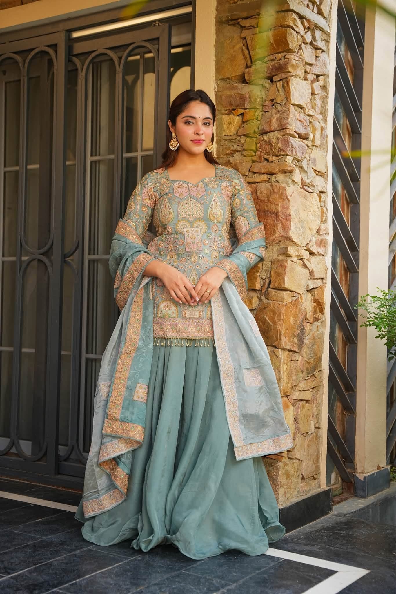 Veeksha Heavy Embroidered Kurta Set
