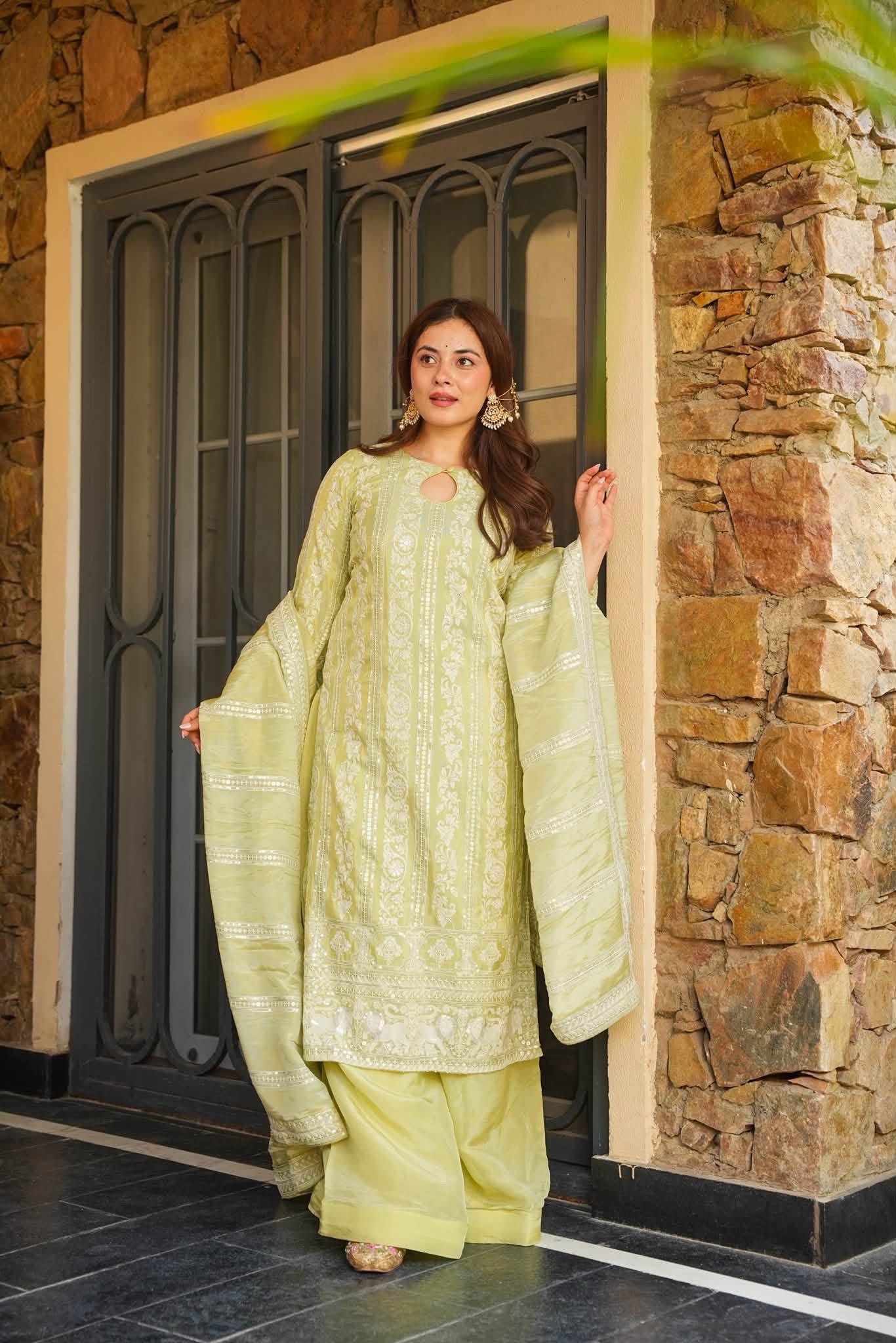 Anahita Heavy Embroidered Kurta Set