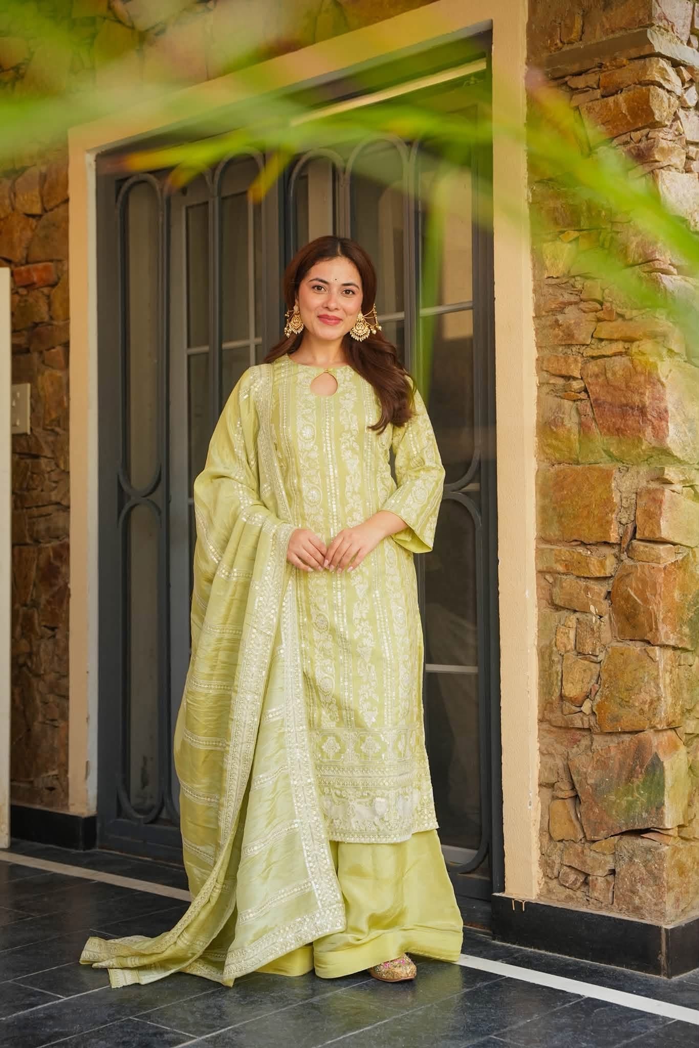 Anahita Heavy Embroidered Kurta Set