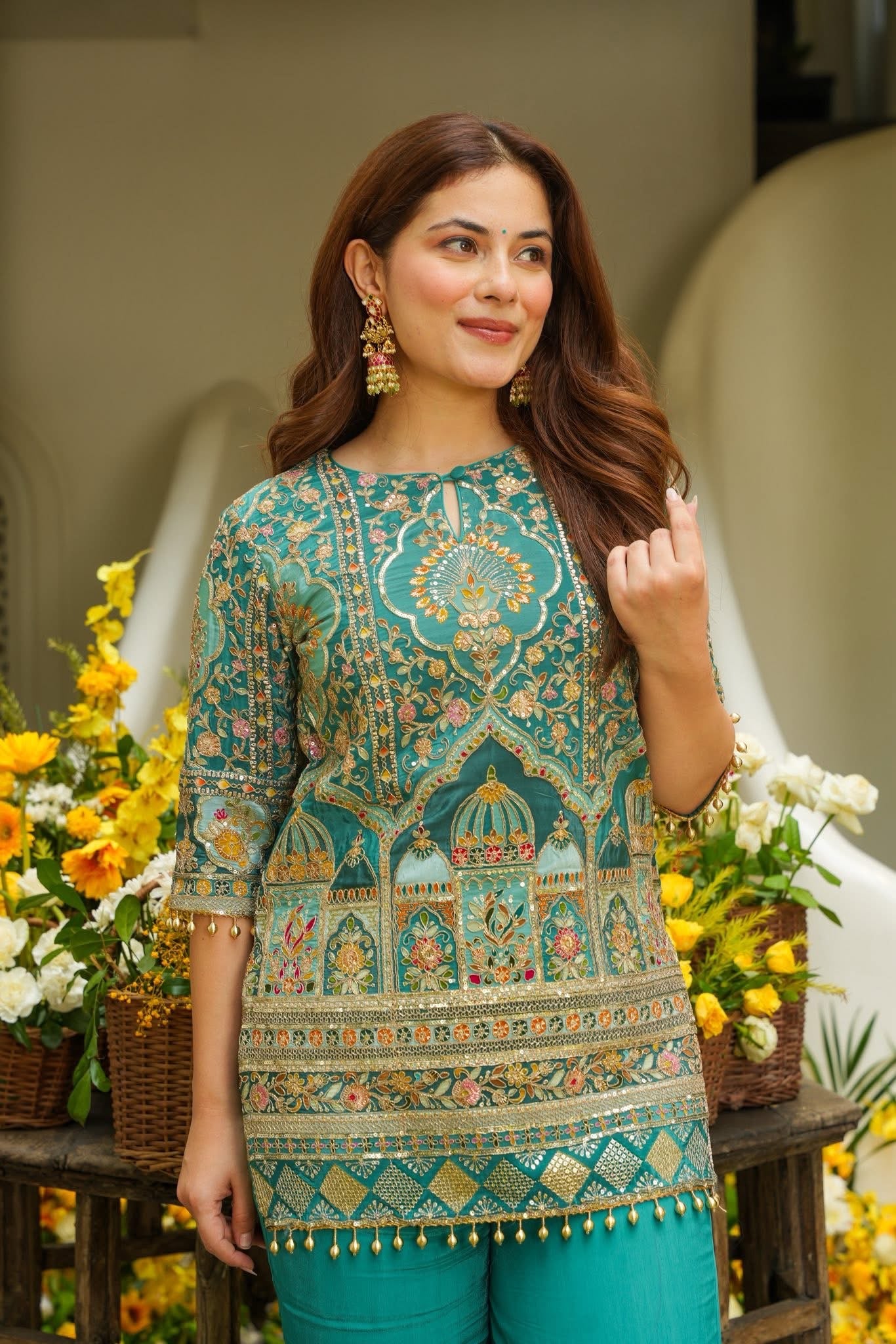 Halo Glint Heavy Festive Co-Ord Set