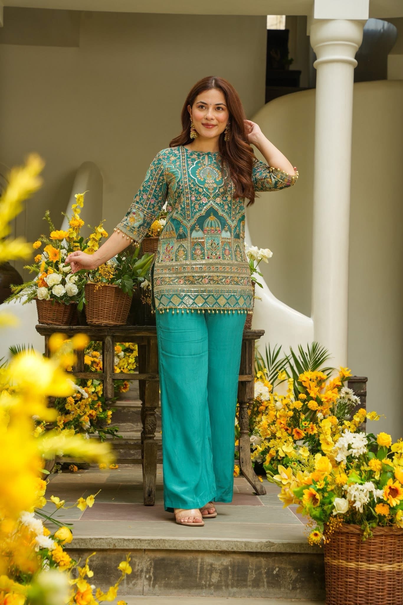 Halo Glint Heavy Festive Co-Ord Set