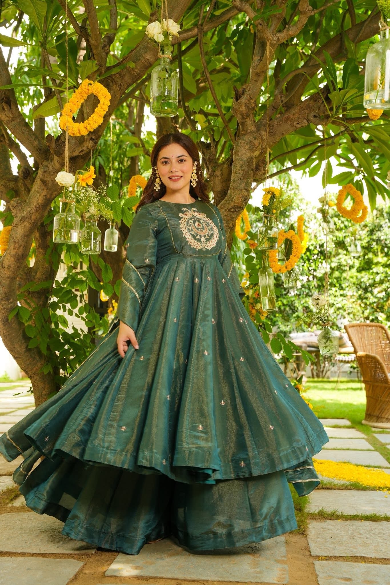 slim fit dress slacks Dark Red Fully Flared Anarkali Set with Beautiful Sequins Work