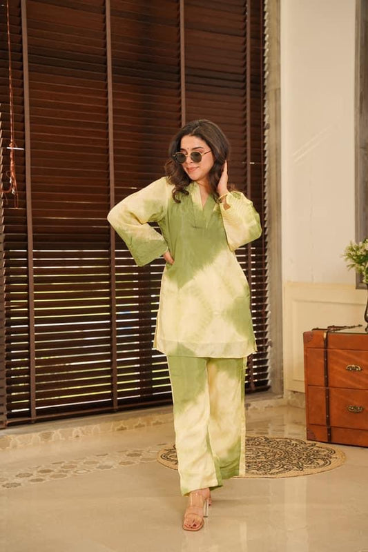 Rooh silk co-ord set