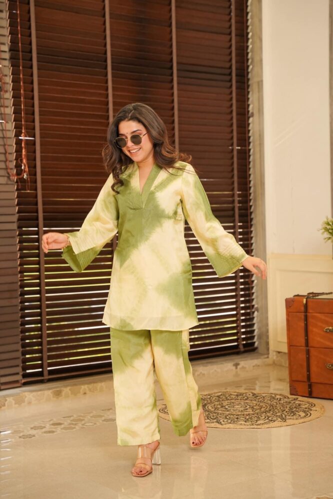 Rooh silk co-ord set