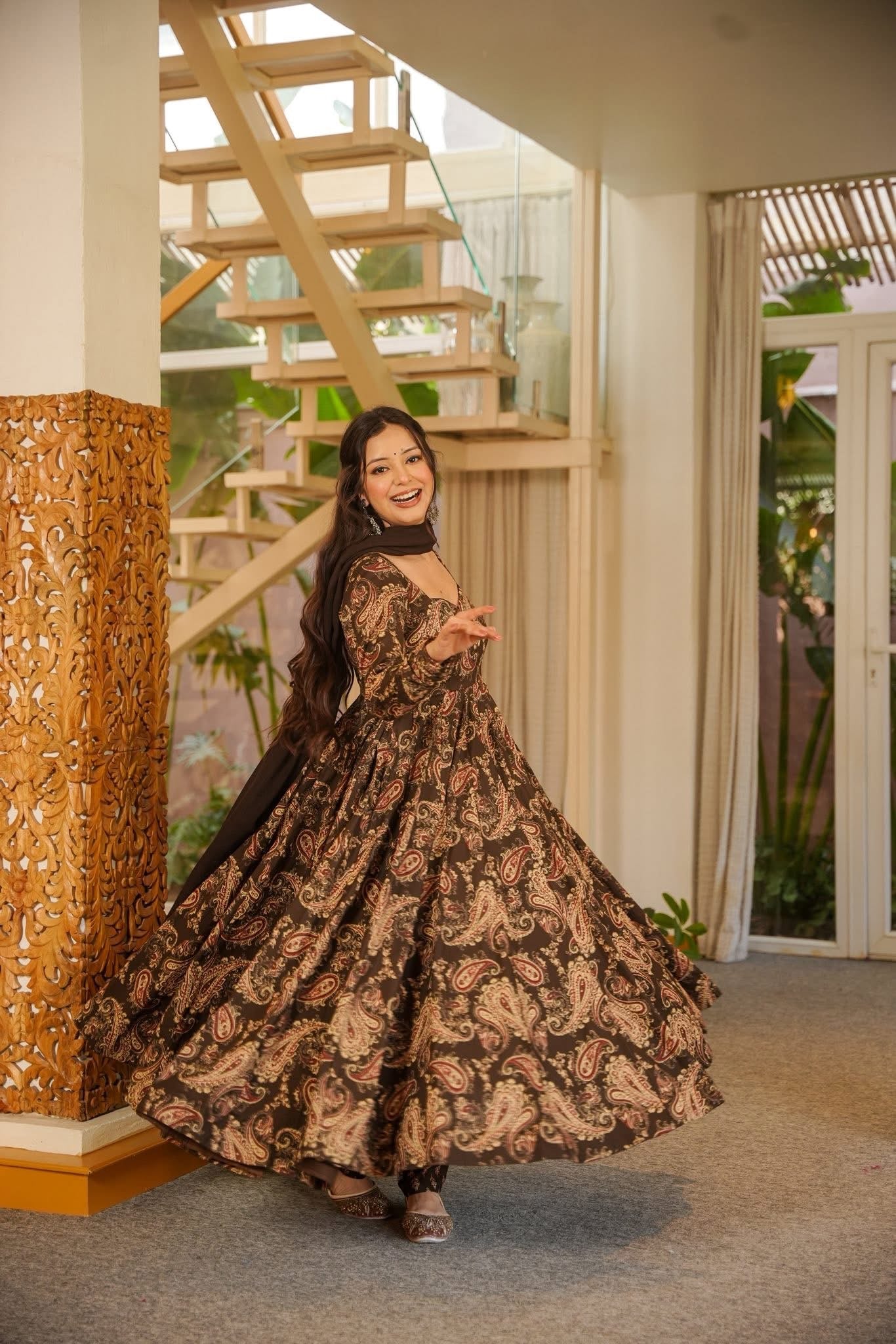Dakshi Floral Cotton Suit Set