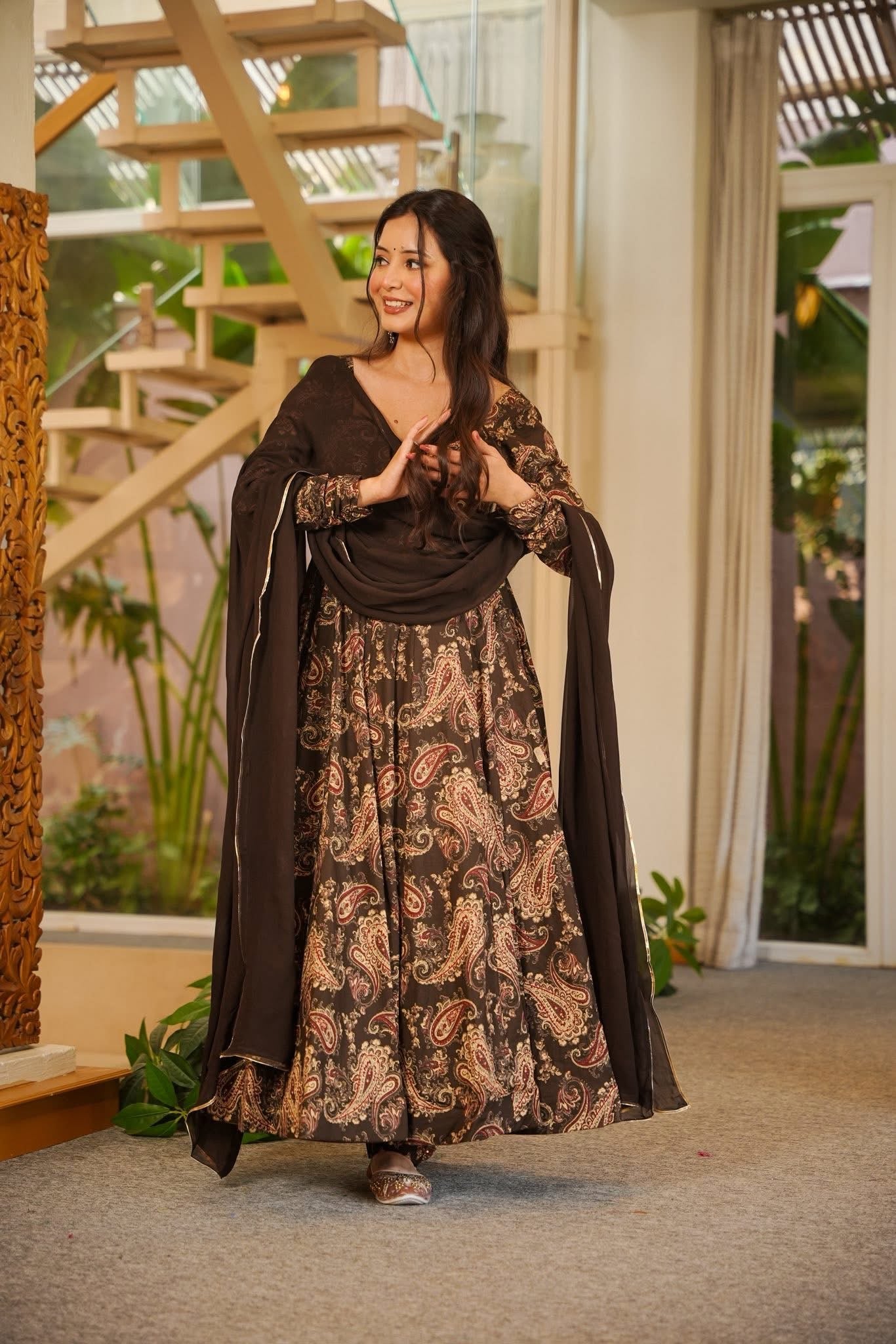 Dakshi Floral Cotton Suit Set
