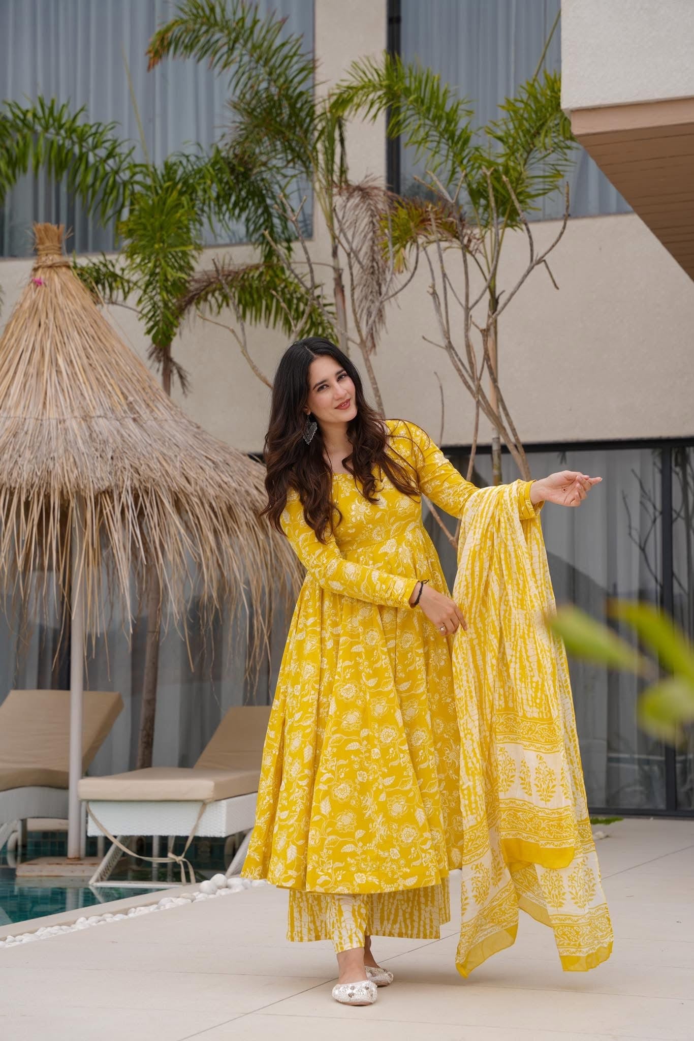 Yellow Suit For Women - Main Image