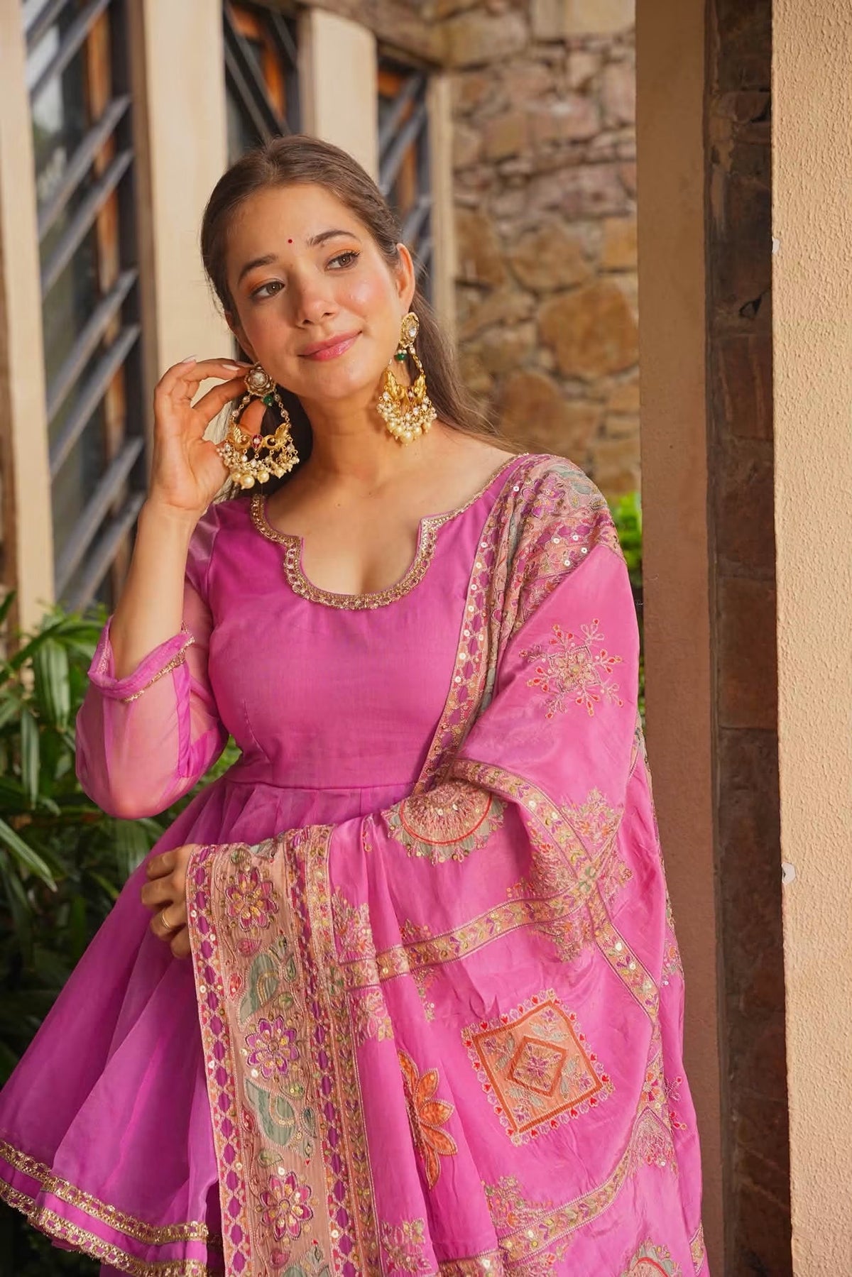 Manjari Heavy Embroidered Kurta Set
