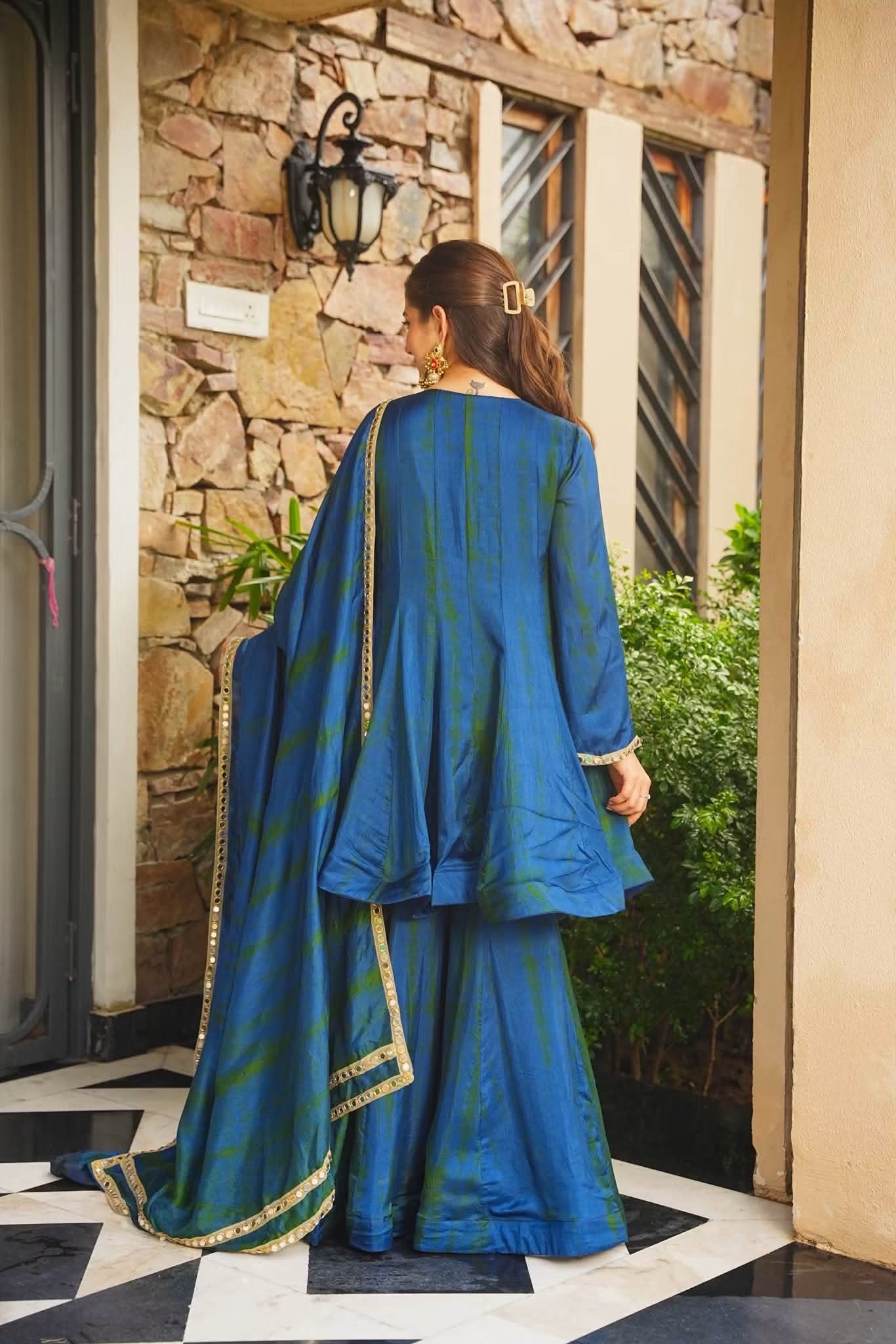 Neyra Bloom Heavy Silk Suit Set
