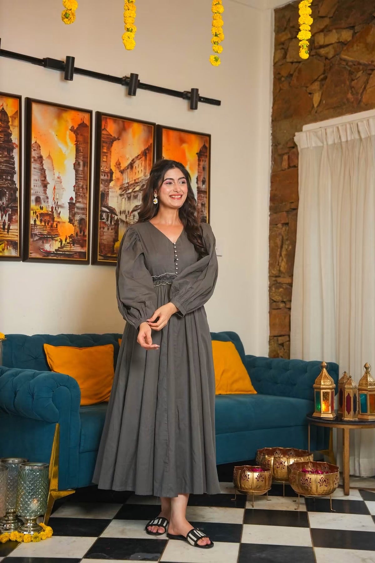 Arzeya Classic Cotton Dress