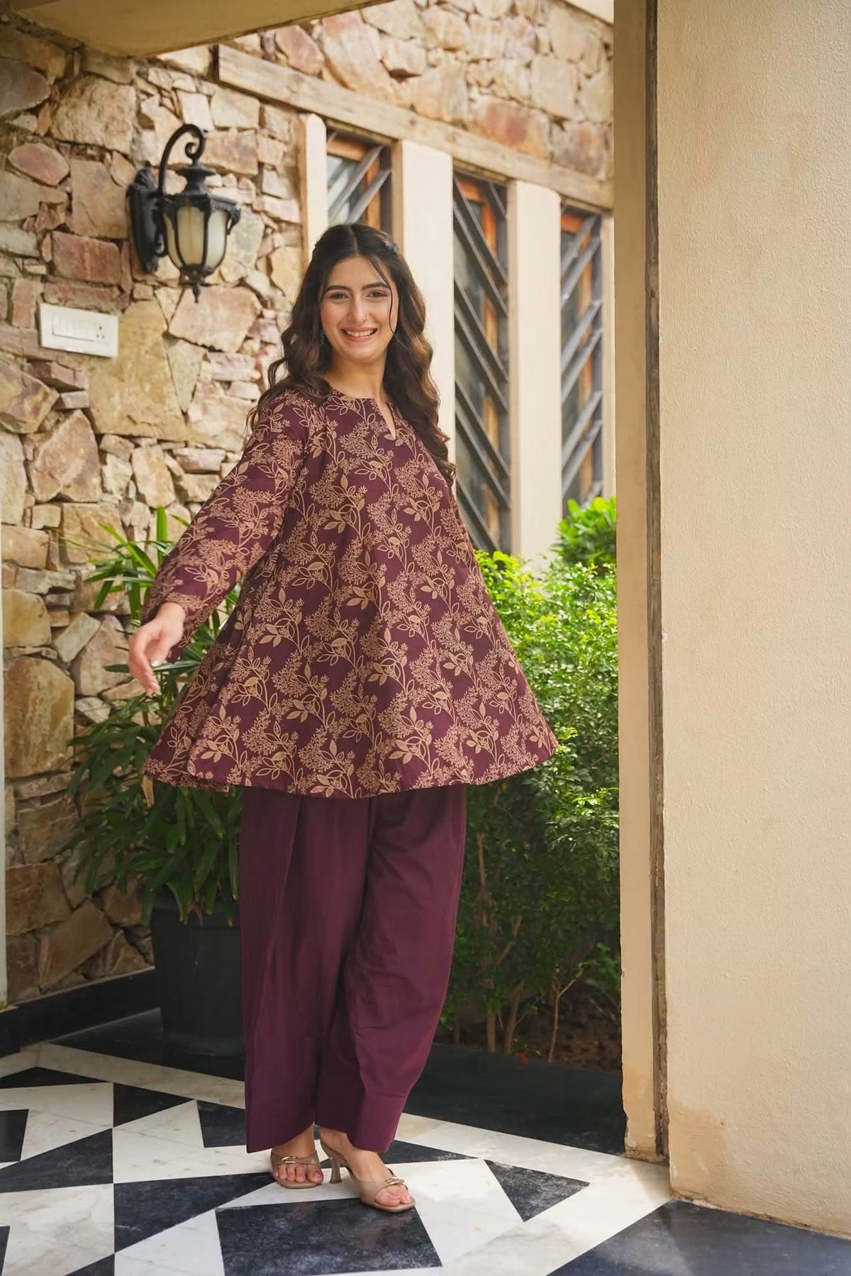 Eshwari Cotton Farshi Salwar Set