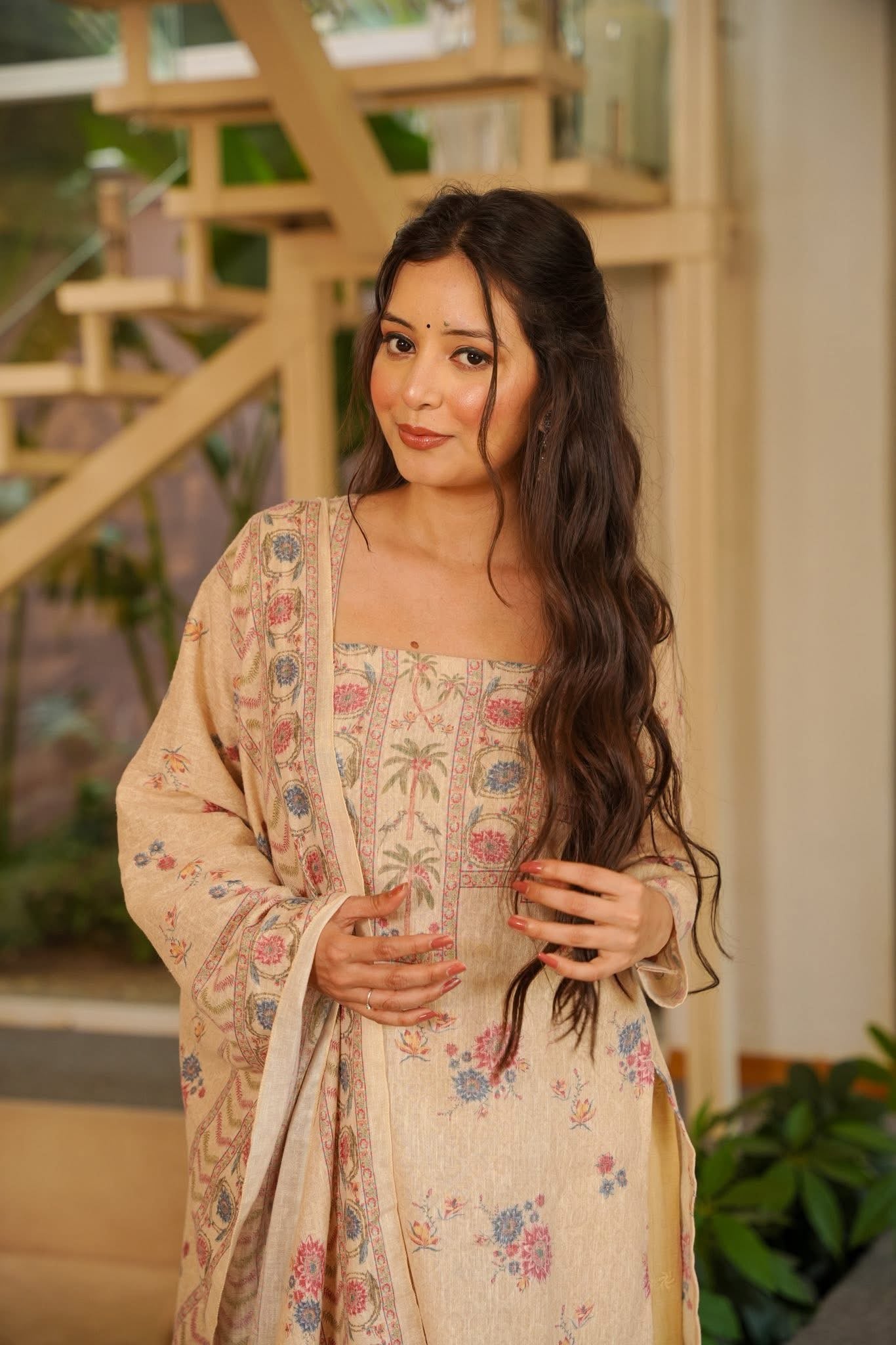 Raksha Printed Cotton Kurta Set