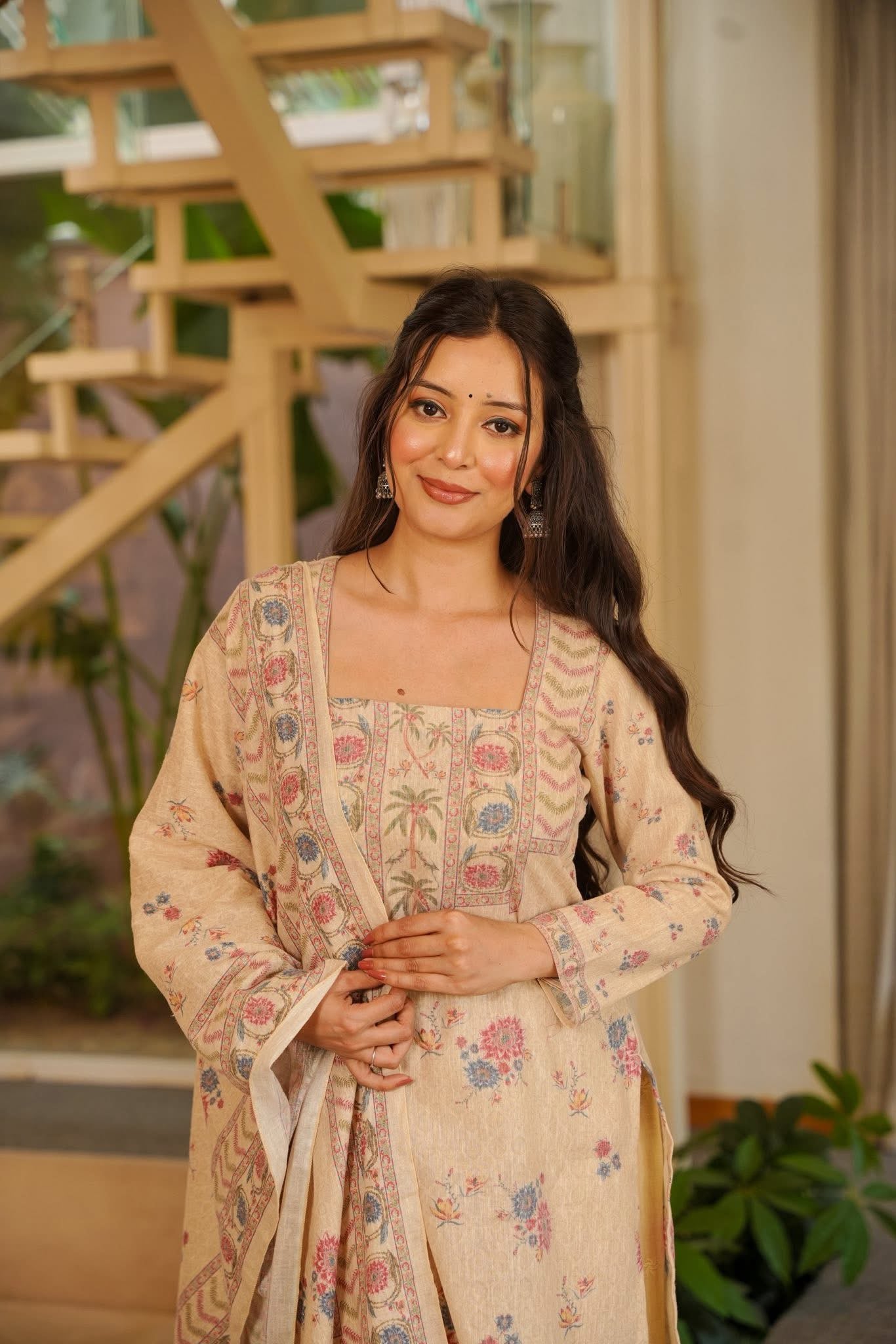 Raksha Printed Cotton Kurta Set