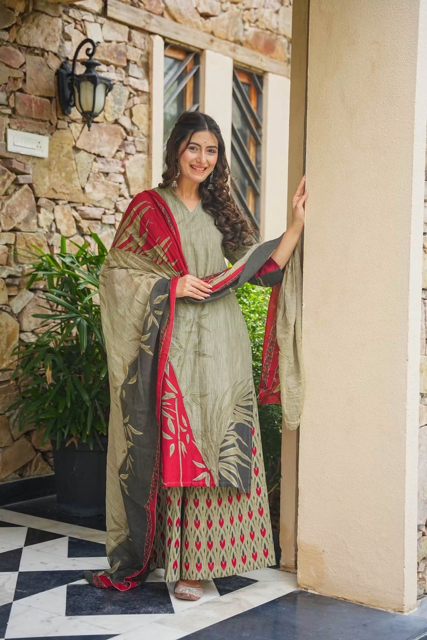 Harshika Printed Straight Kurta Set