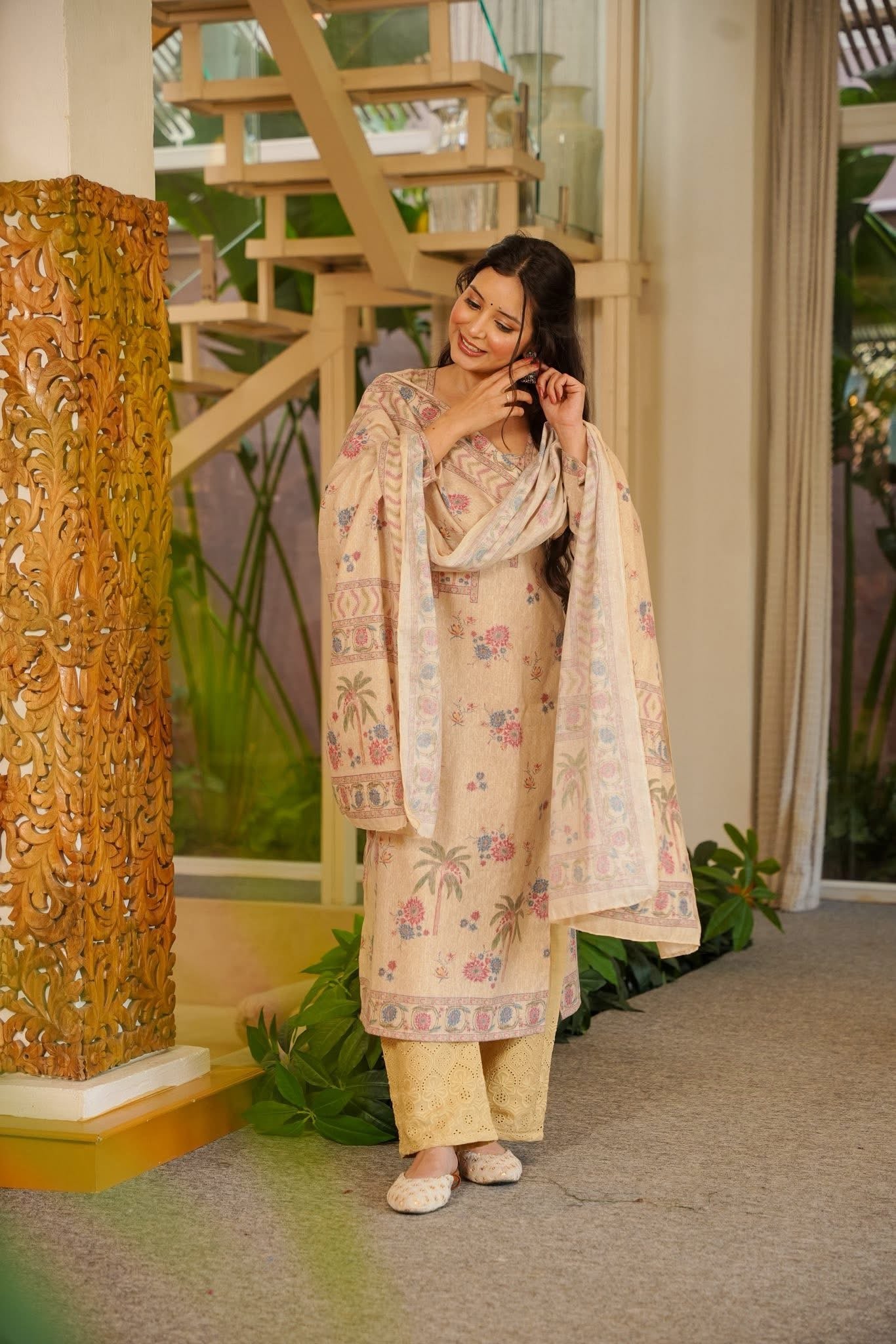 Raksha Printed Cotton Kurta Set
