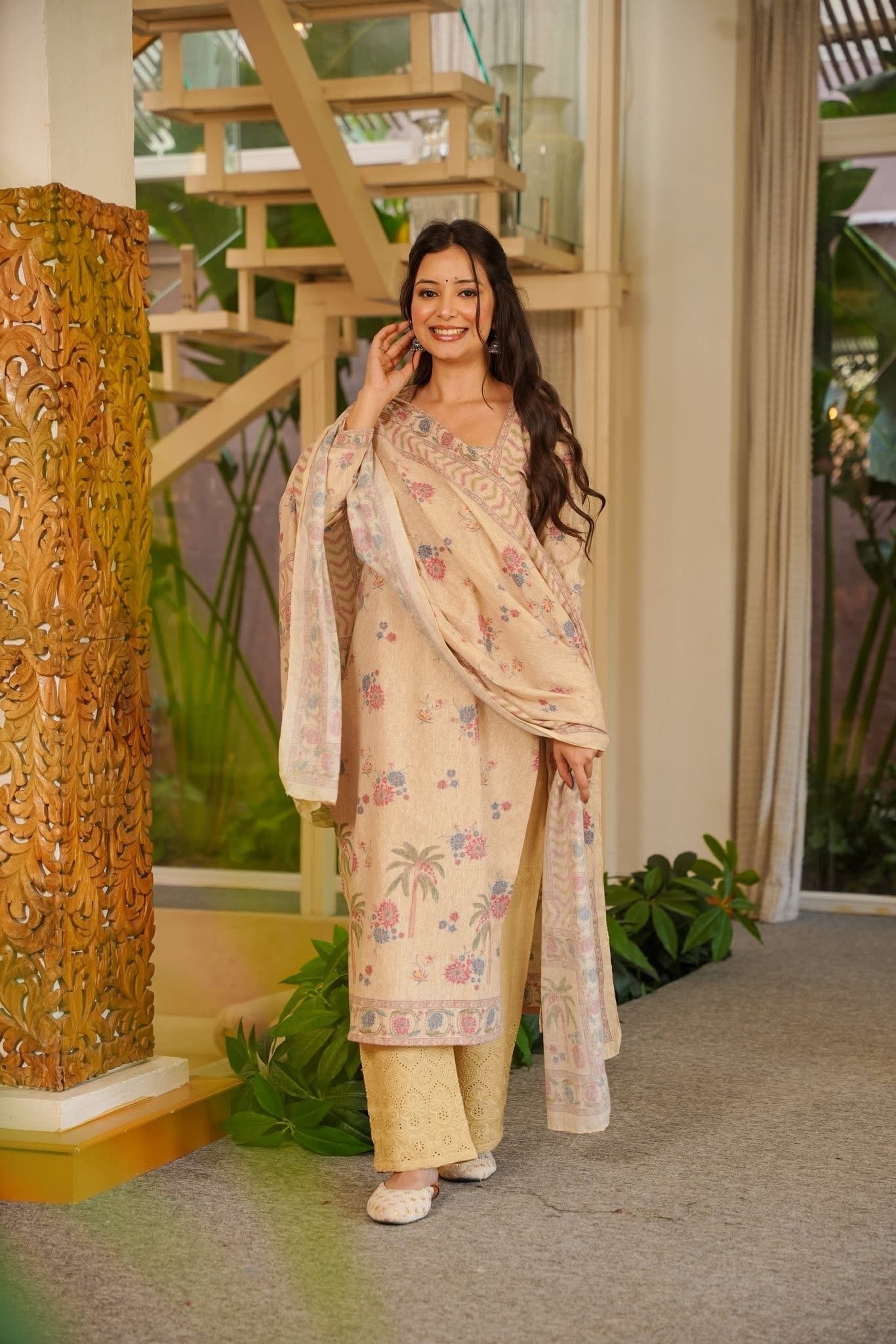 Raksha Printed Cotton Kurta Set