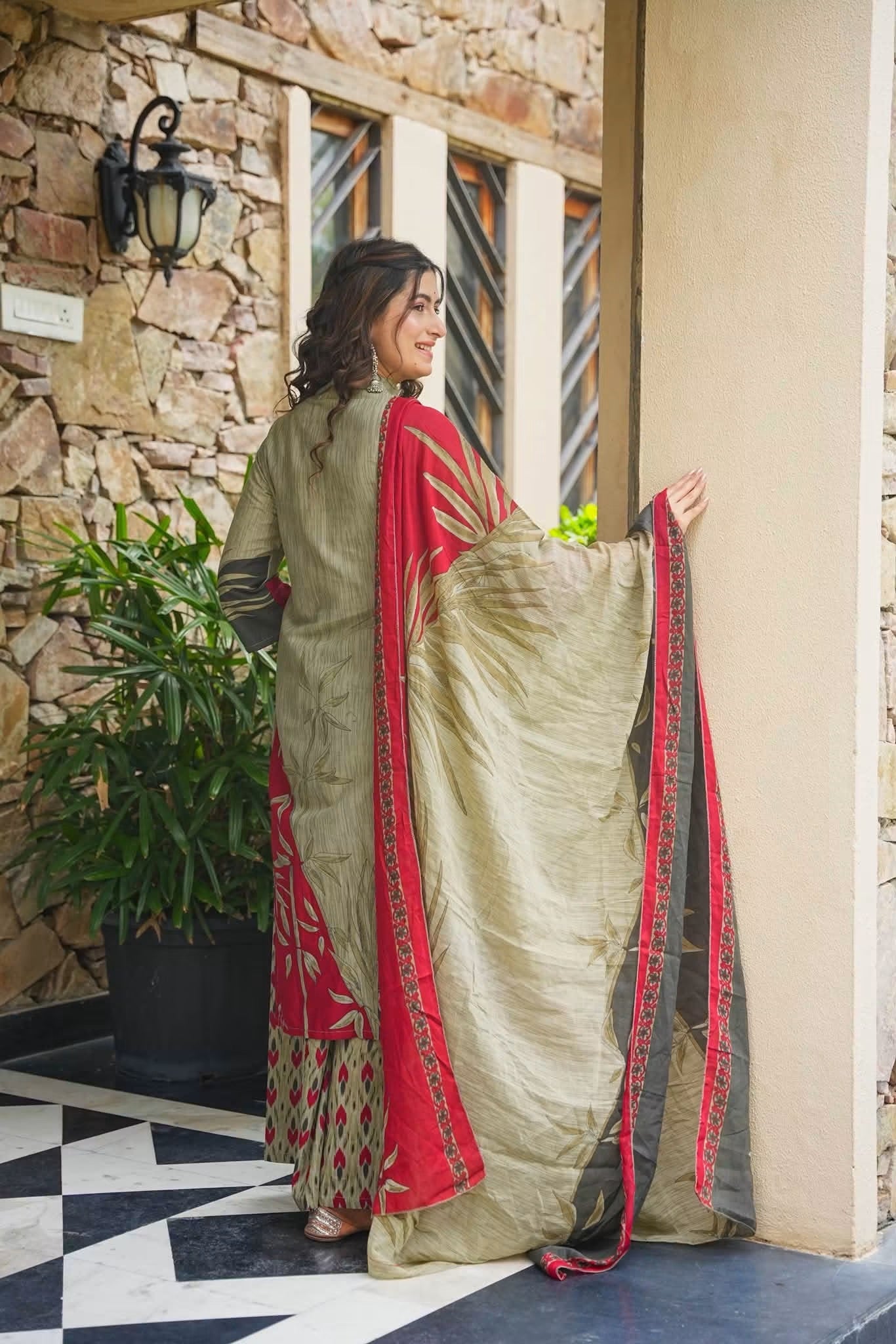 Harshika Printed Straight Kurta Set