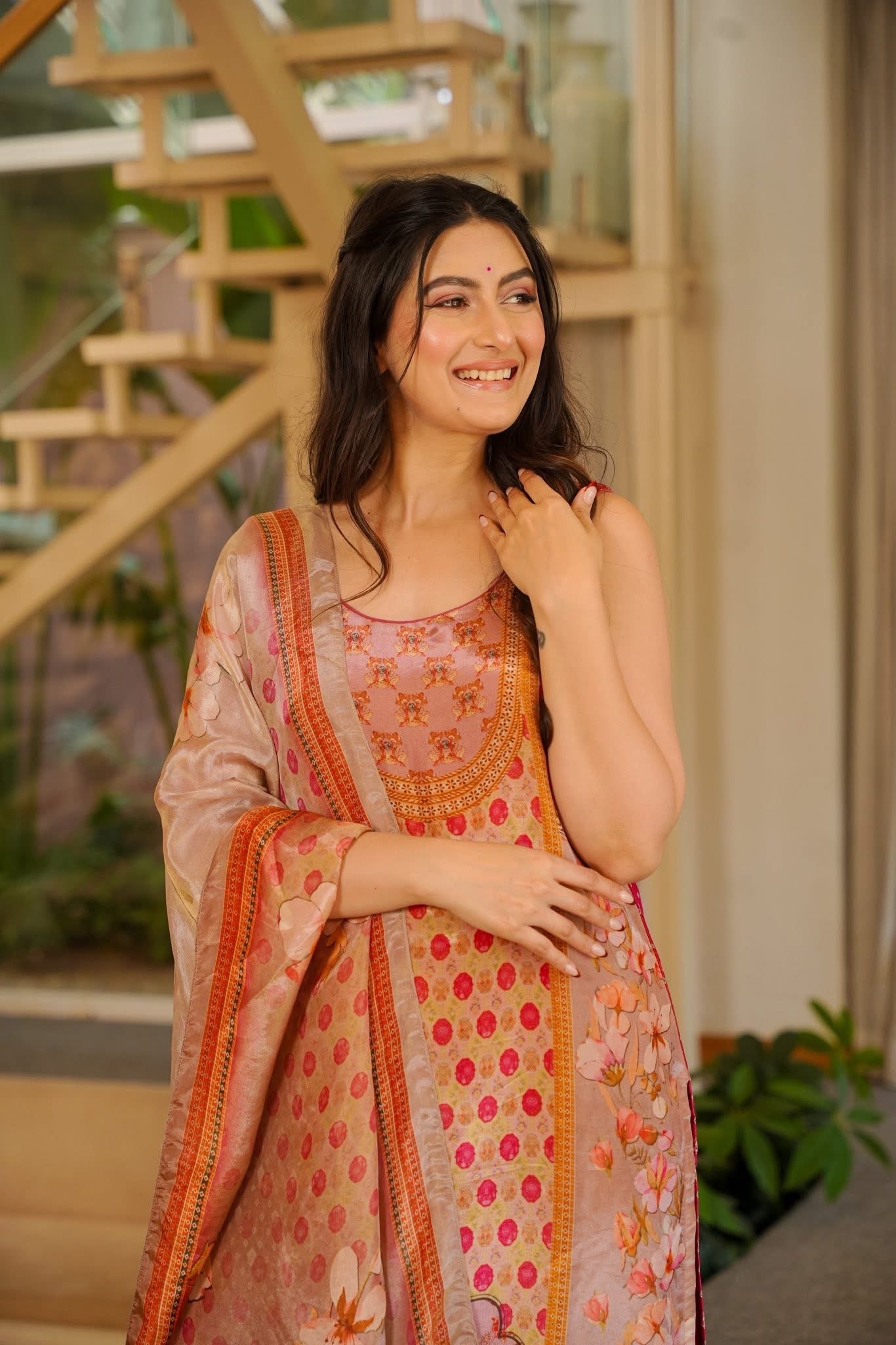 Sukanya Organza Kurta Set