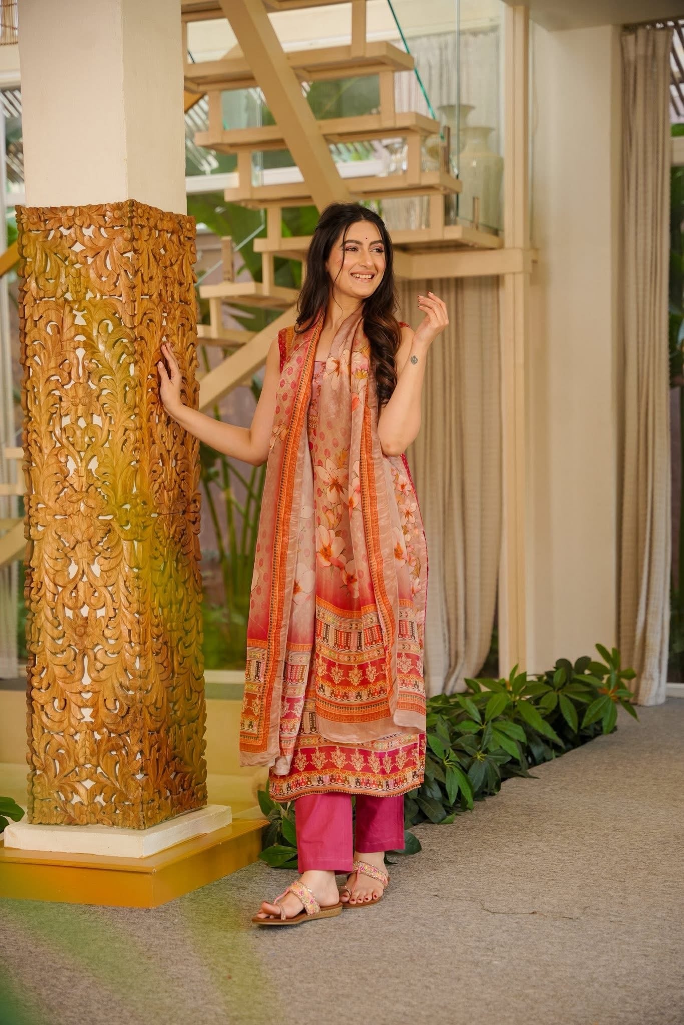 Sukanya Organza Kurta Set