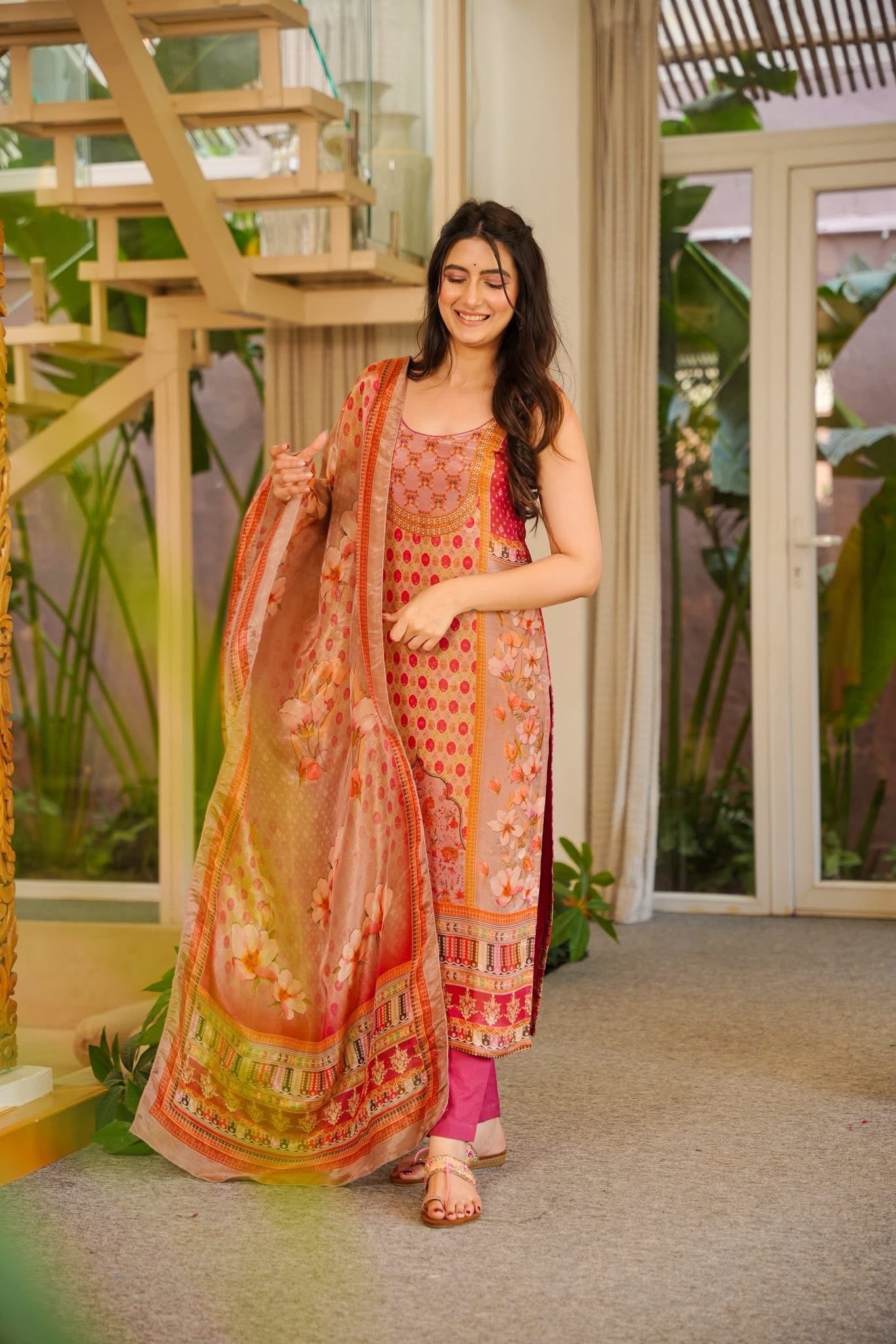Sukanya Organza Kurta Set
