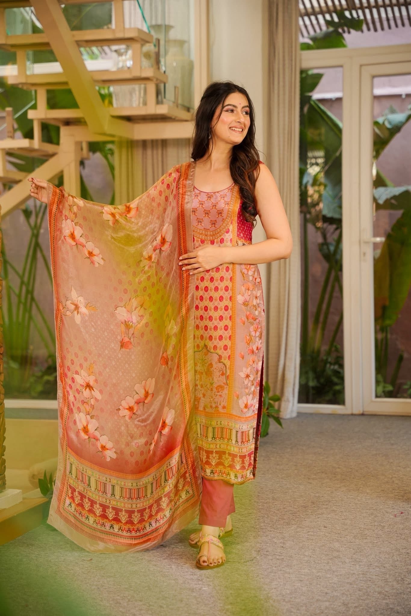 Sukanya Organza Kurta Set