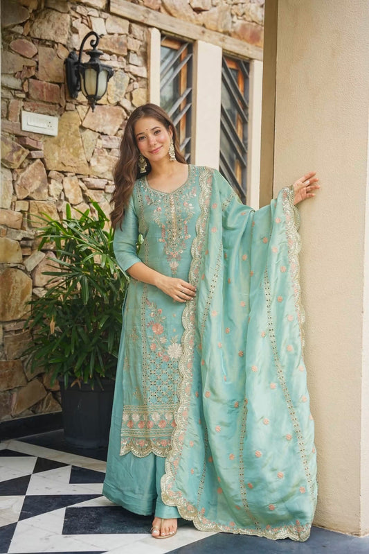 Vanashree Heavy Straight Kurta Set