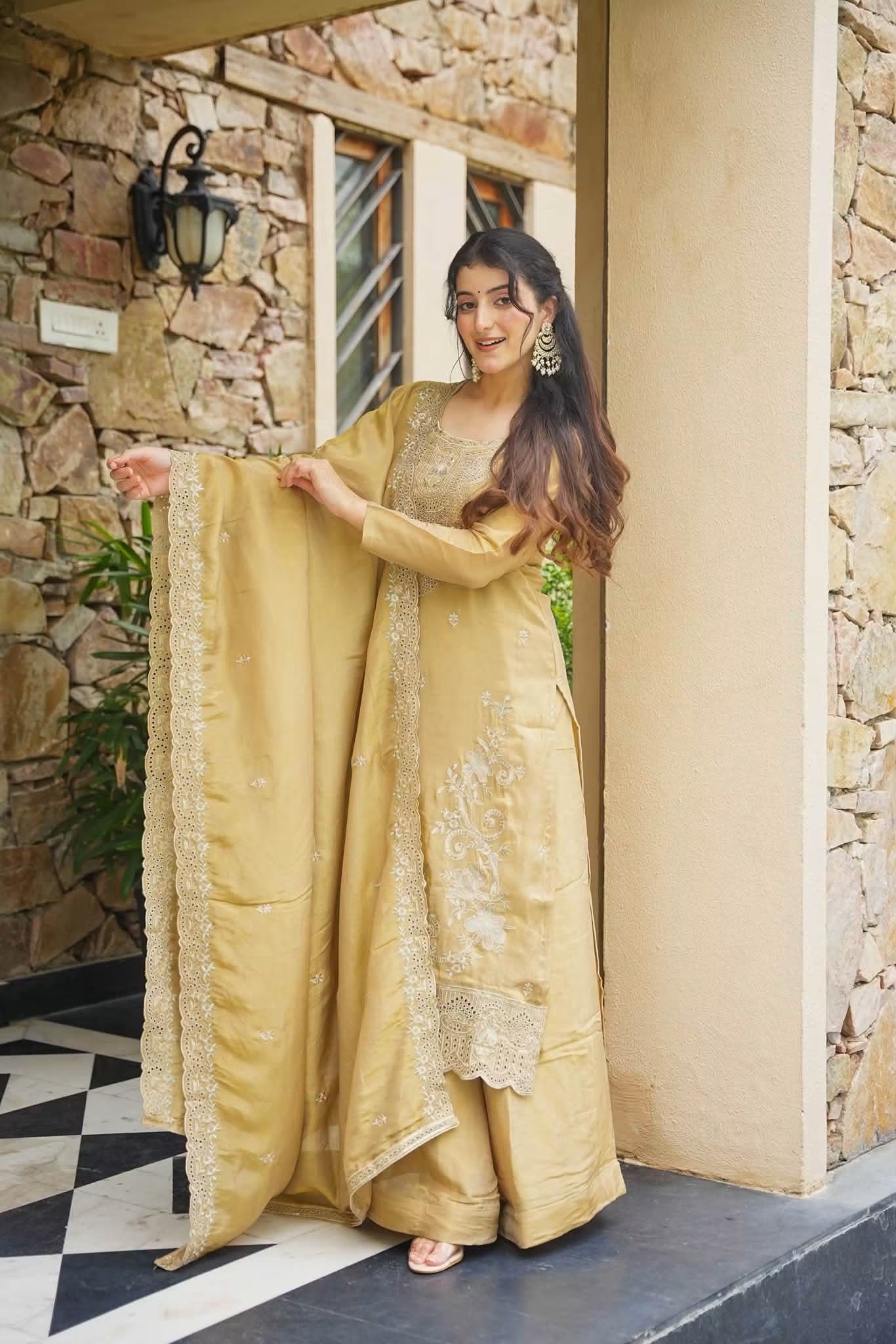 Bhanavi Heavy Straight Kurta Set