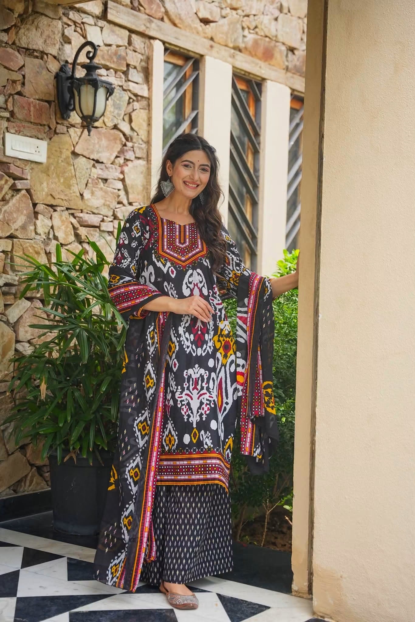 Kamalika Printed Straight Kurta Set