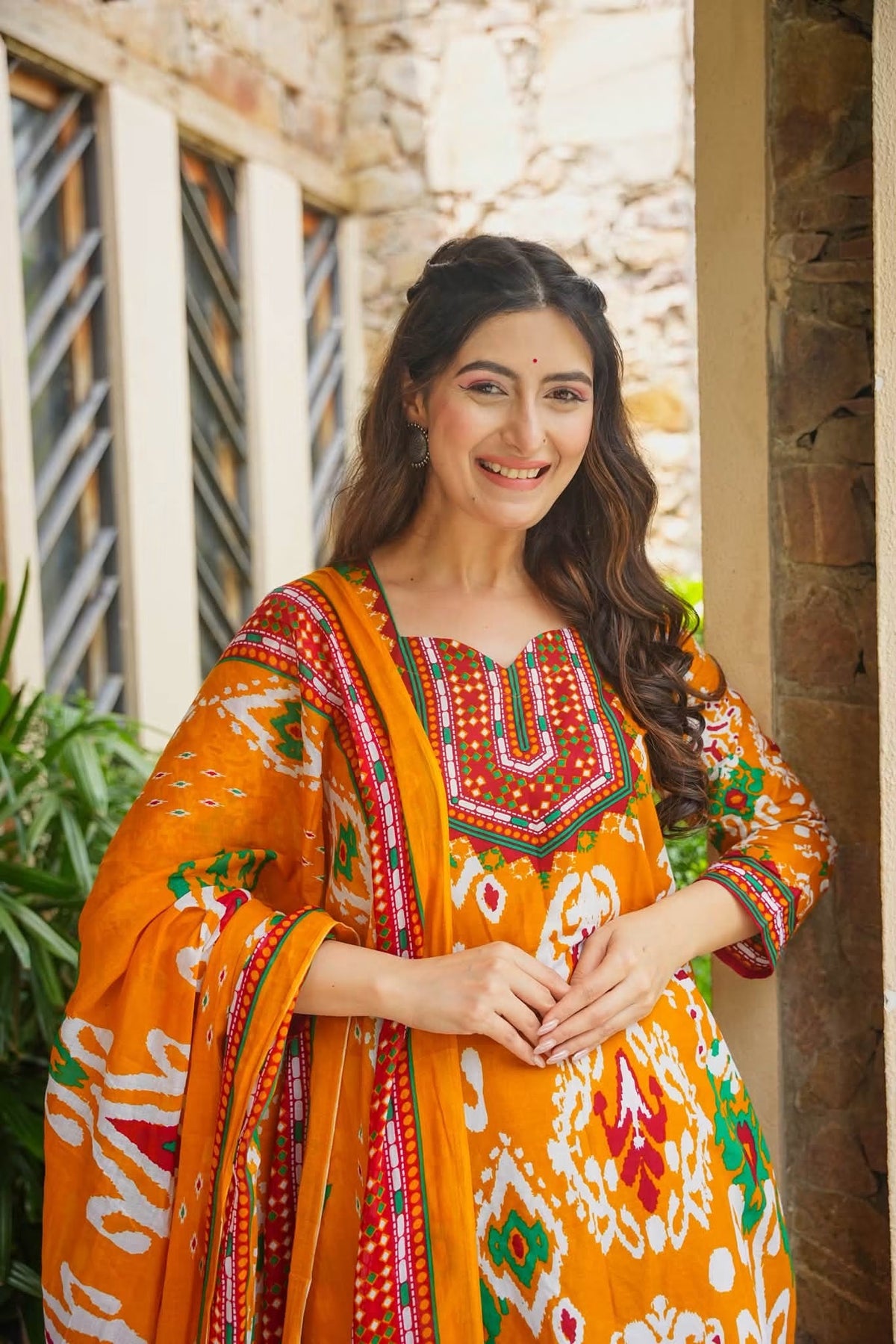 Sharadika Printed Straight Kurta Set