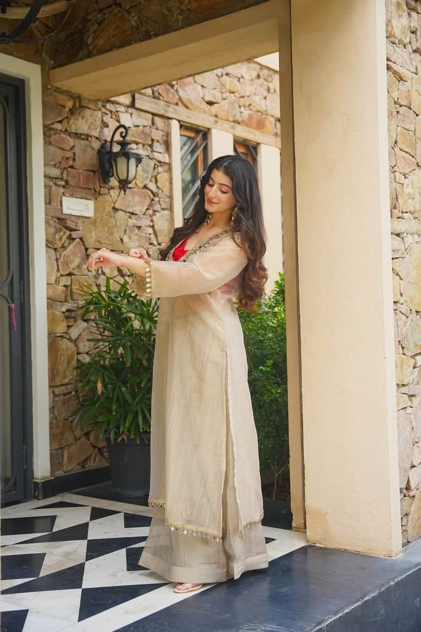 Lohvisha Indo-Western Festive Anarkali Set