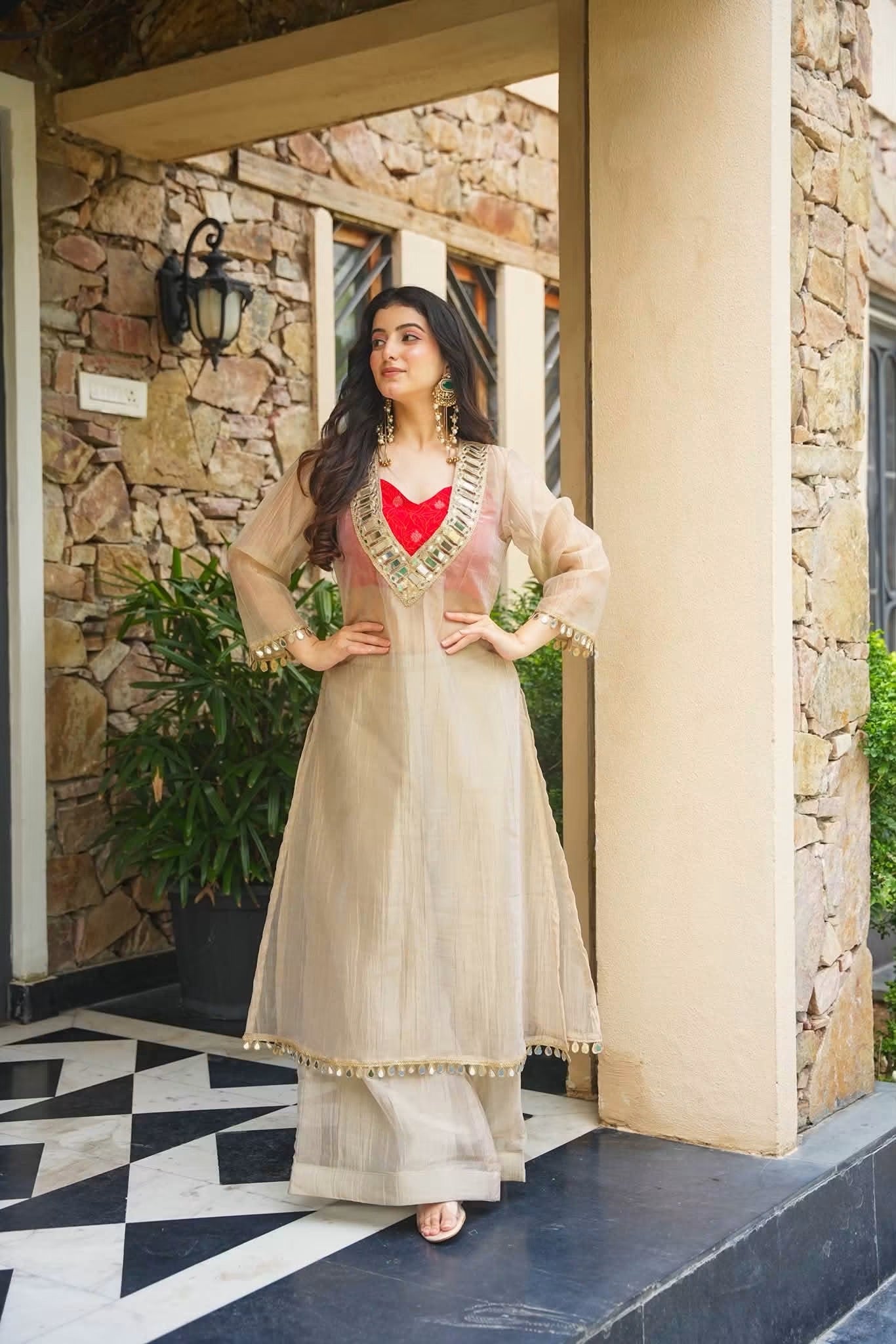 Lohvisha Indo-Western Festive Anarkali Set