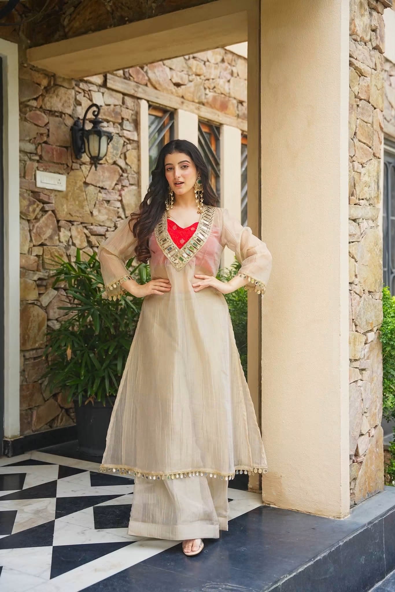 Lohvisha Indo-Western Festive Anarkali Set