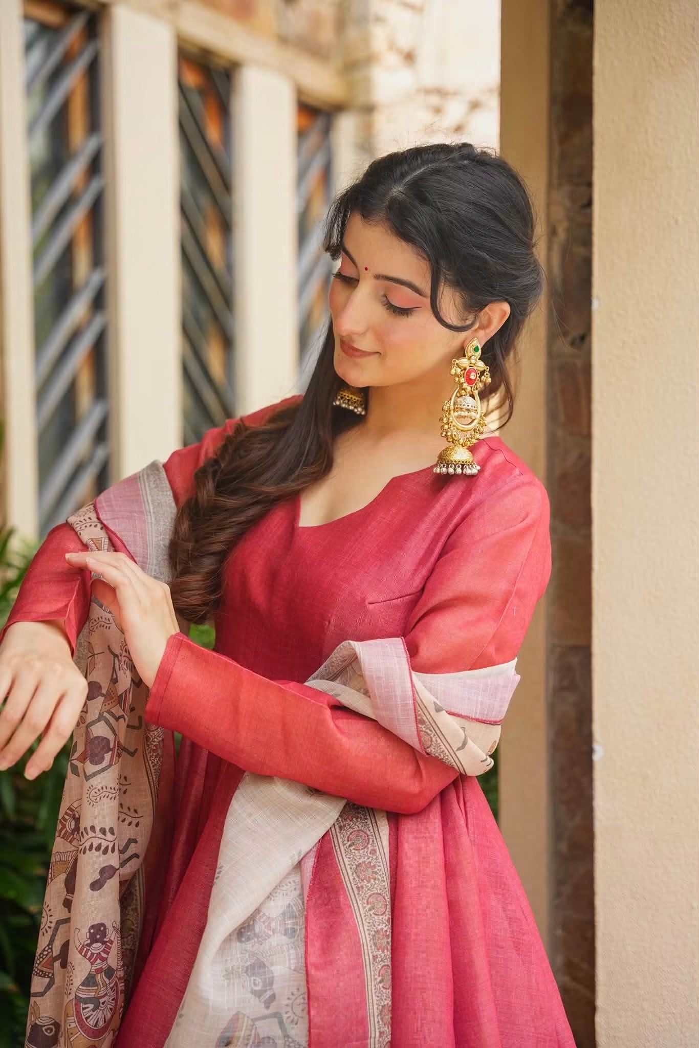 Elaira Cosmos Anarkali Suit Set